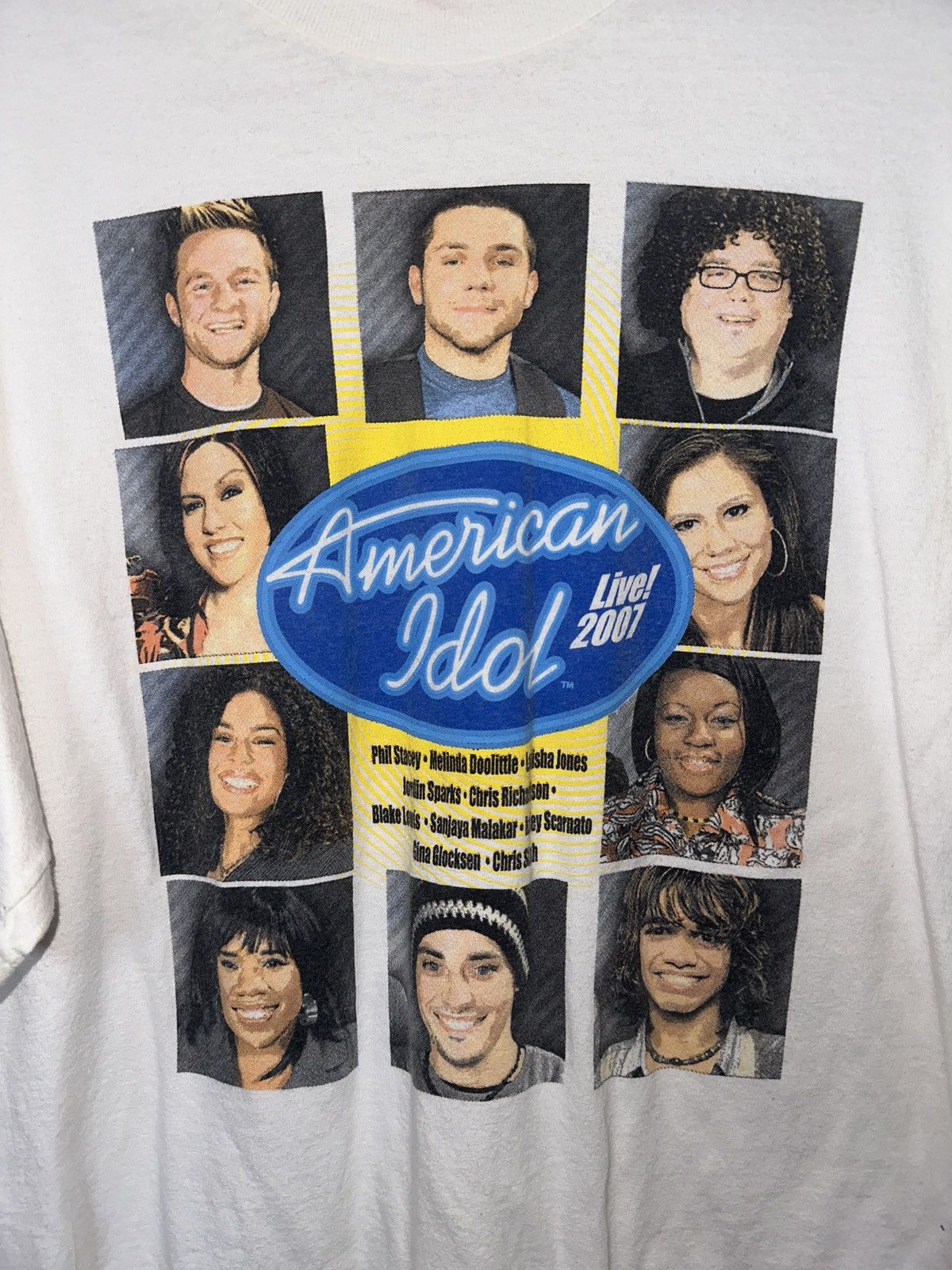 Vintage Vintage 2007 American Idol Tour Tee Size US XL / EU 56 / 4 - 2 Thumbnail