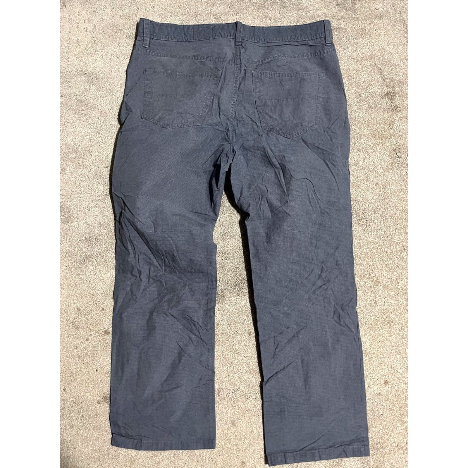 English Laundry English Laundry Pants Walker Men 33x27 Blue Straight Leg Business Casual Stretch Size US 33 - 3 Thumbnail