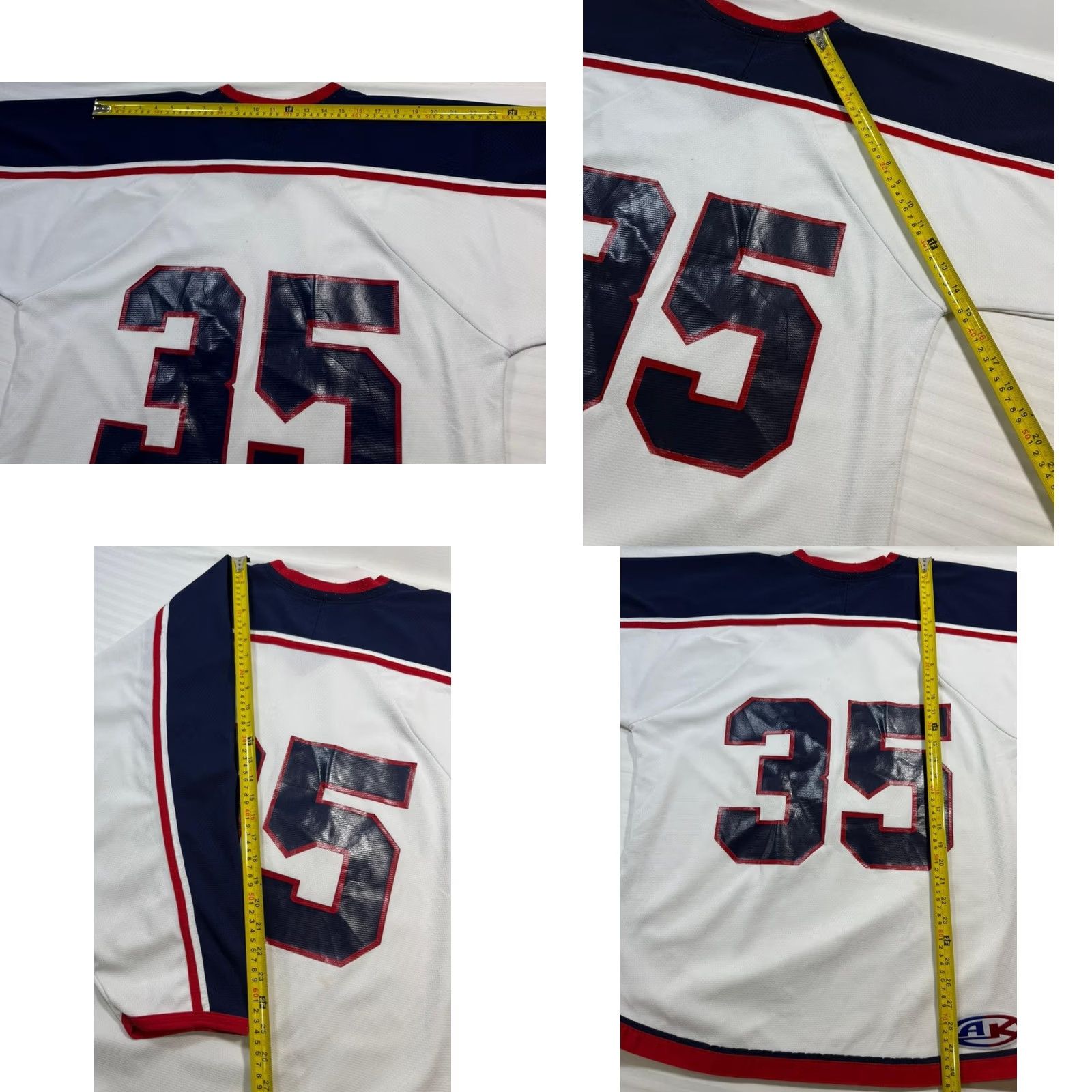 Vintage AK Regents Transcona White Navy Red Hockey Jersey Jersey XL White Men’s Goalie Cut — 35 Size US XL / EU 56 / 4 - 8 Thumbnail