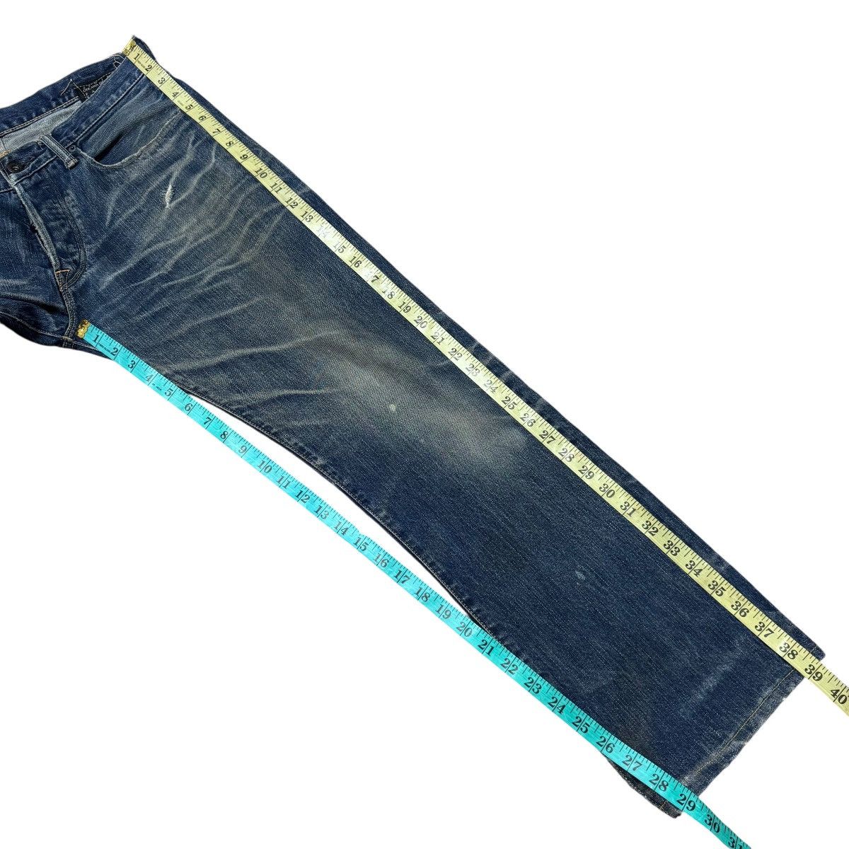 KURO Kuro Distressed Denim Selvedge Jeans Size US 32 / EU 48 - 18 Thumbnail