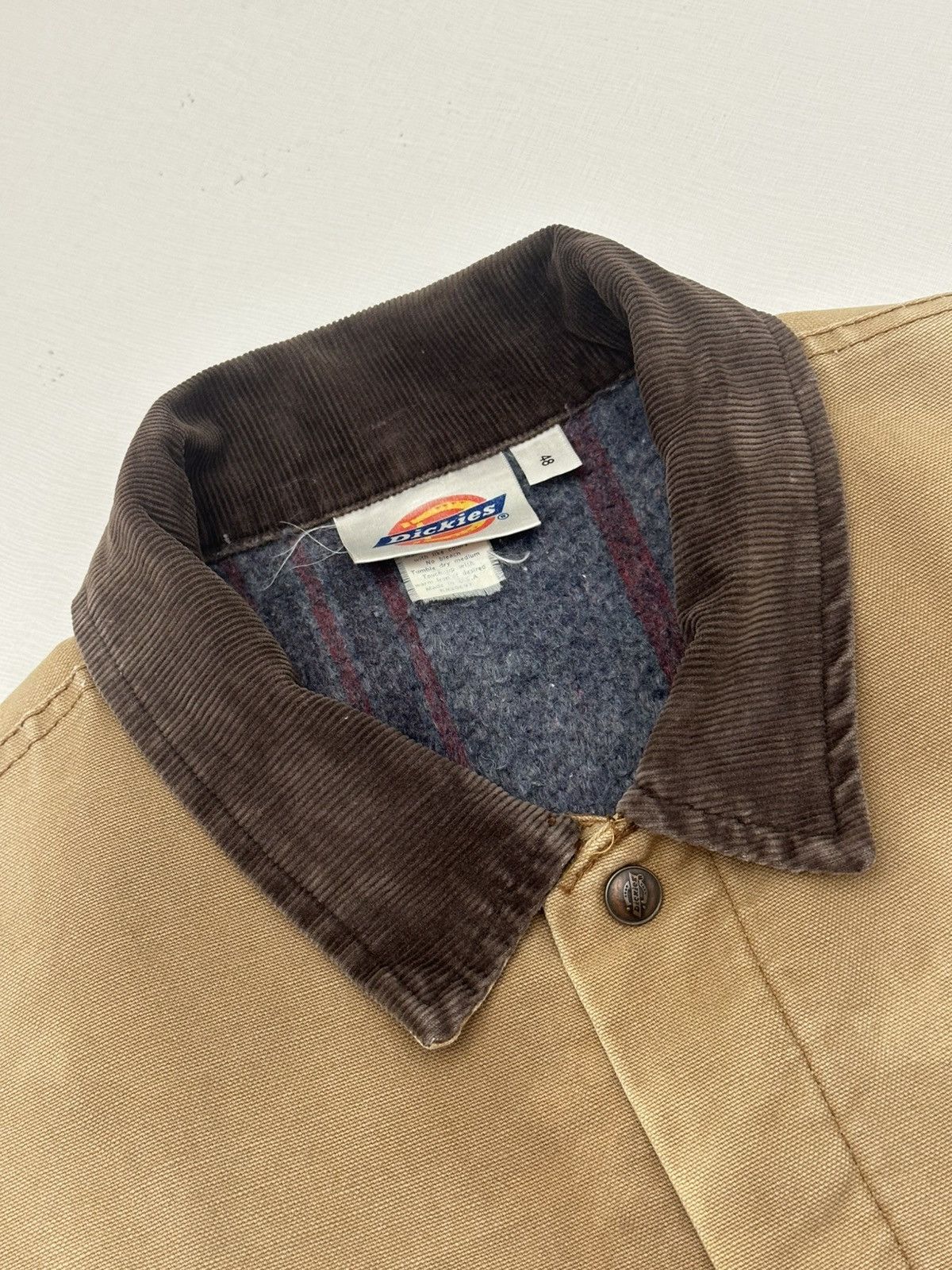 Dickies VTG 90s Dickies Chore Jacket 48 Duck Canvas Blanket Lined Size US XL / EU 56 / 4 - 7 Thumbnail