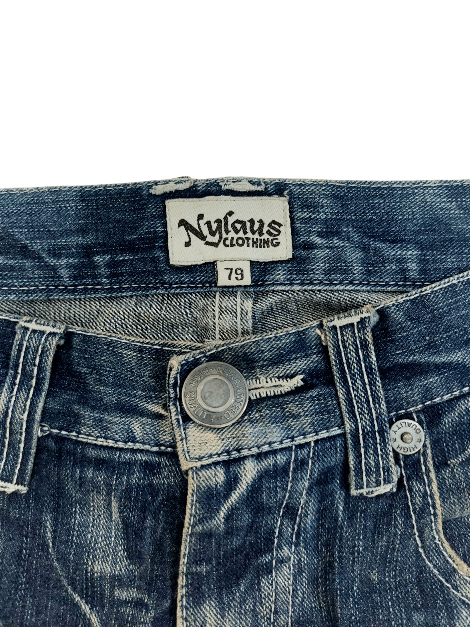Japanese Brand × Vintage Vintage Nylaus Japan Flare Jeans Size US 31 - 9 Thumbnail