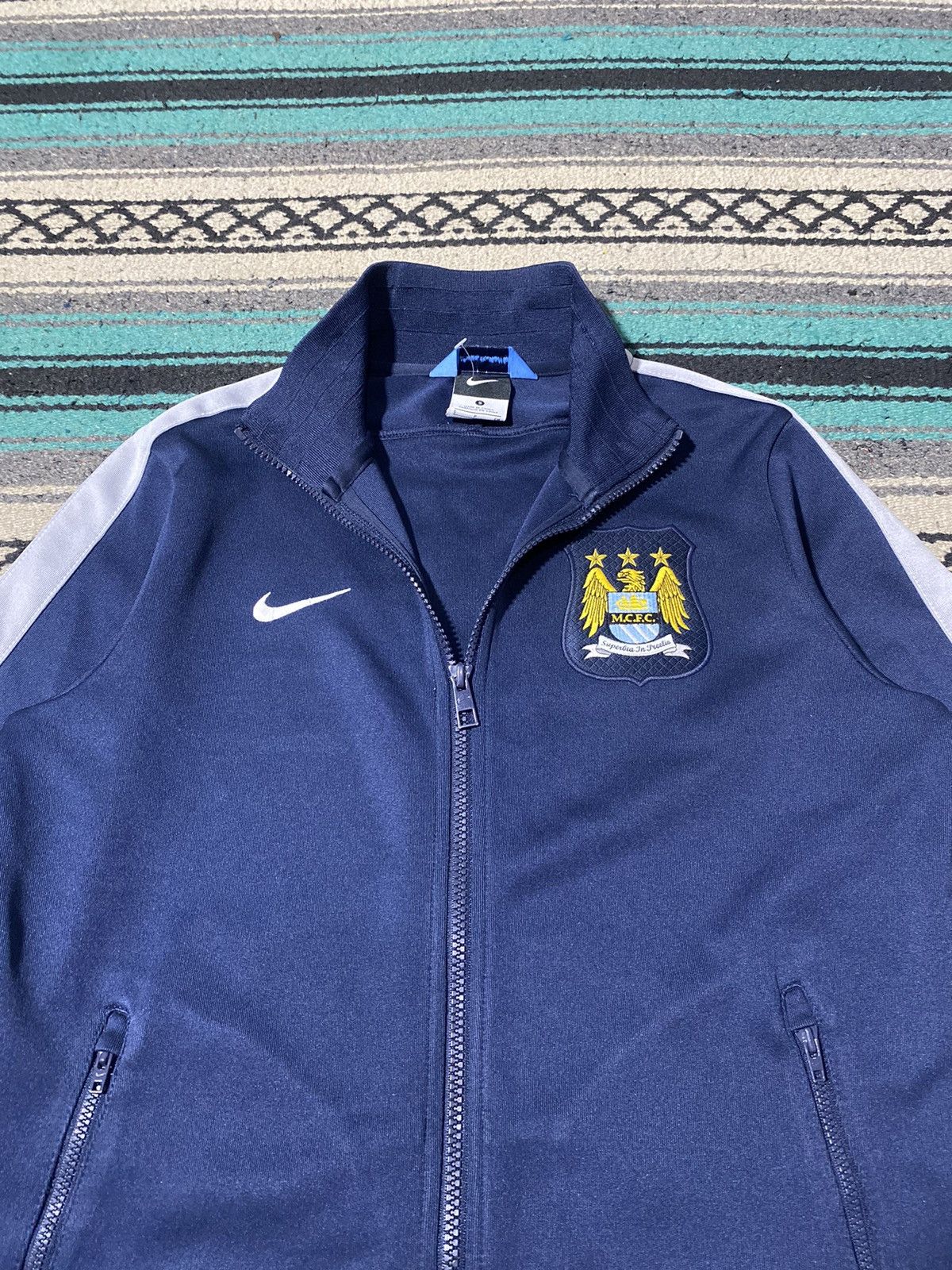 Nike Nike Manchester City Tracktop Jacket Size US S / EU 44-46 / 1 - 5 Thumbnail