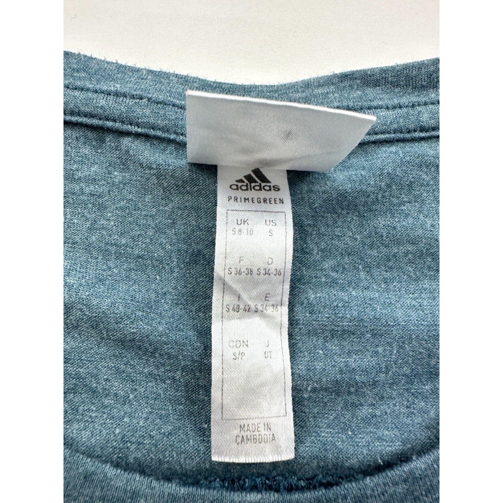 Adidas Adidas Shirt Womens Small Blue Long Sleeve Pullover Athletic Activewear CrossFit Gym Running Sample Size S / US 4 / IT 40 - 4 Thumbnail