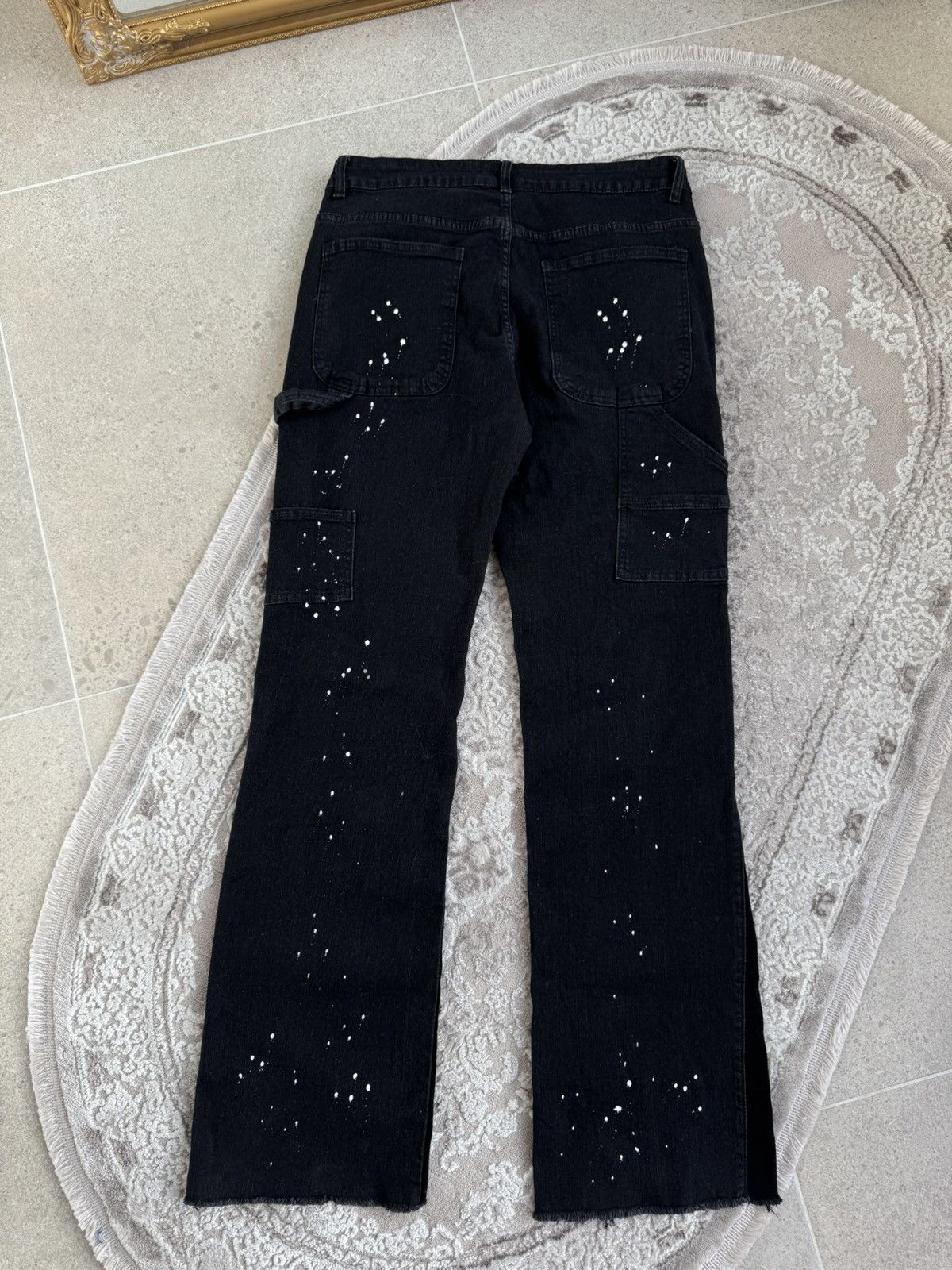 Japanese Brand Japanese Gallery Dept Style Bootcut Black Flared Jeans Y2K Size US 32 / EU 48 - 2 Thumbnail
