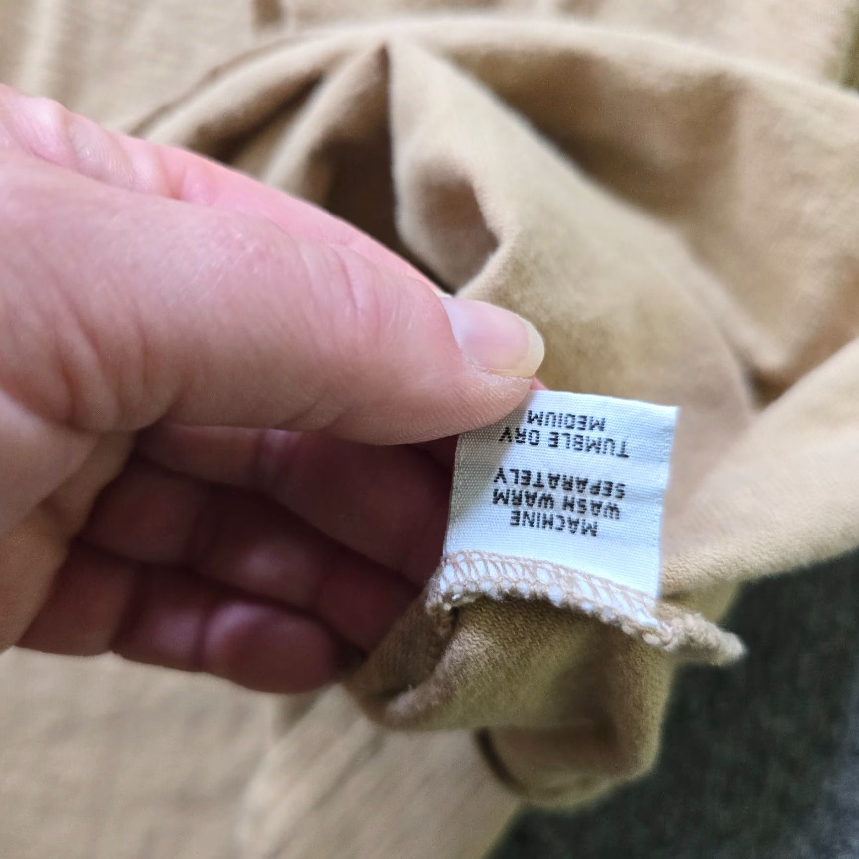 Vintage Cutloose Top Womens Medium Beige Linen Blend Short Sleeve T-Shirt Classic Casual Capsule Women Ladies Mens? (Wait) Size M / US 6-8 / IT 42-44 - 7 Thumbnail