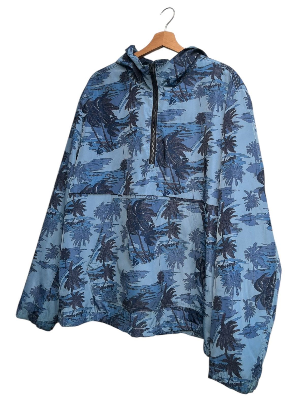 Levi's Beautiful Levi's Hawaiian Aloha Half Zip Windbreaker Size US XL / EU 56 / 4 - 4 Thumbnail