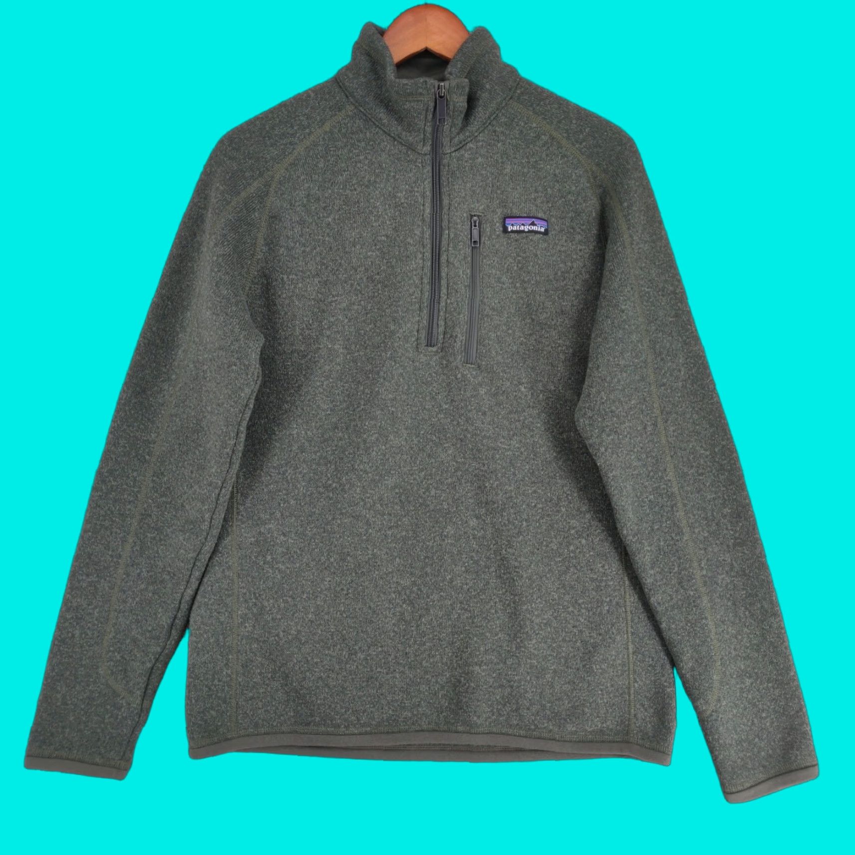 Patagonia Patagonia Better Sweater Jacket Mens Small Green 1/4 Zip Hiking Outdoor Zip Pockets Size US S / EU 44-46 / 1 - 1 Thumbnail