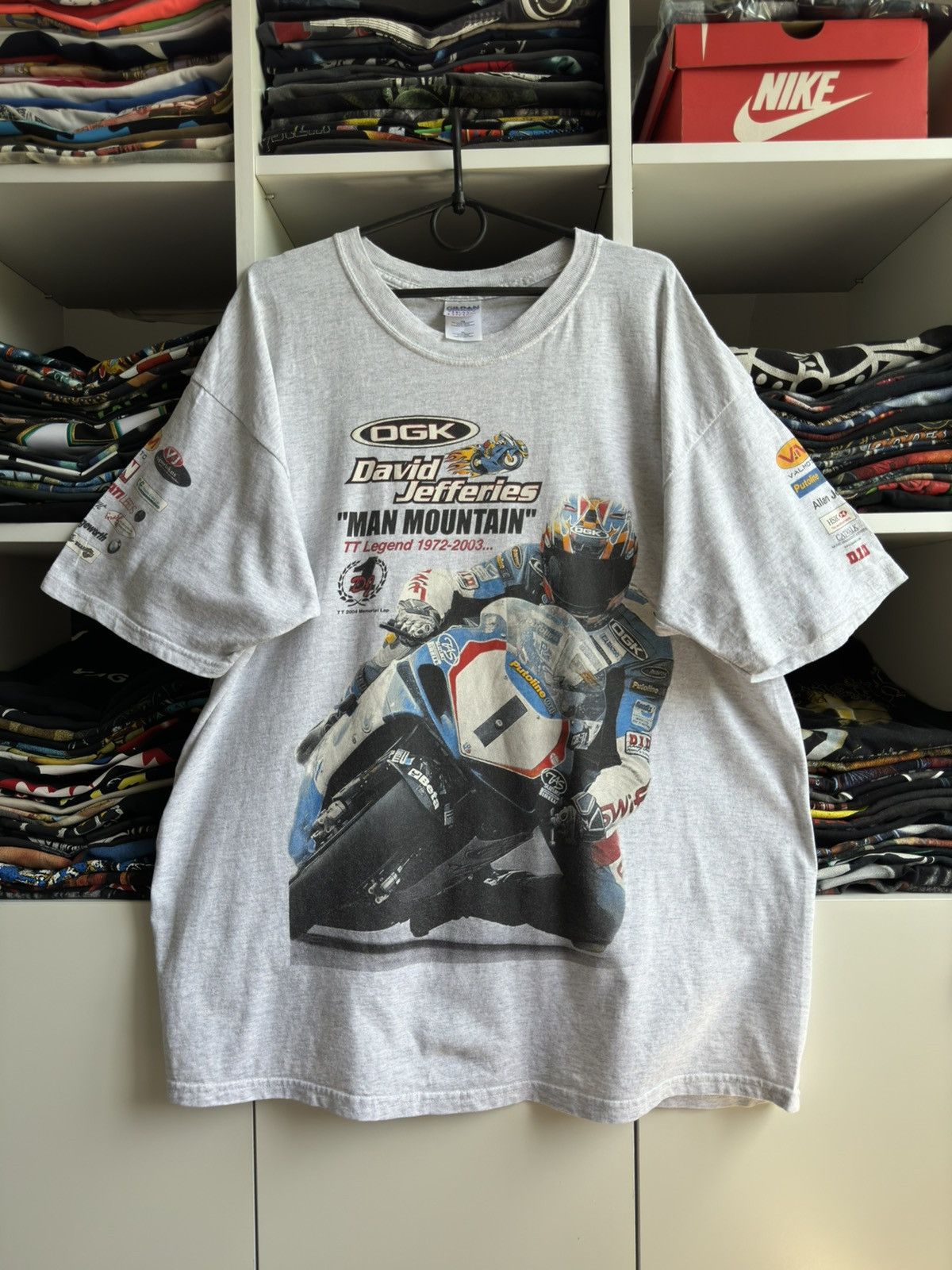 Honda Vintage 2003 David Jefferies Suzuki Racing T Shirt Size US XL / EU 56 / 4 - 1 Thumbnail