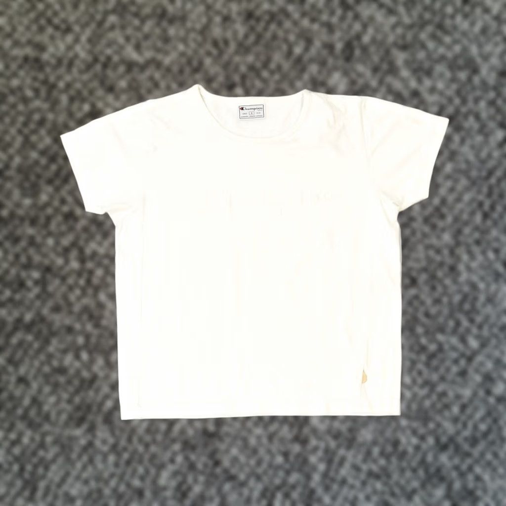 Champion CHAMPION Womens Graphic T-Shirt Top Small White Cotton UK 10 Size S / US 4 / IT 40 - 1 Thumbnail