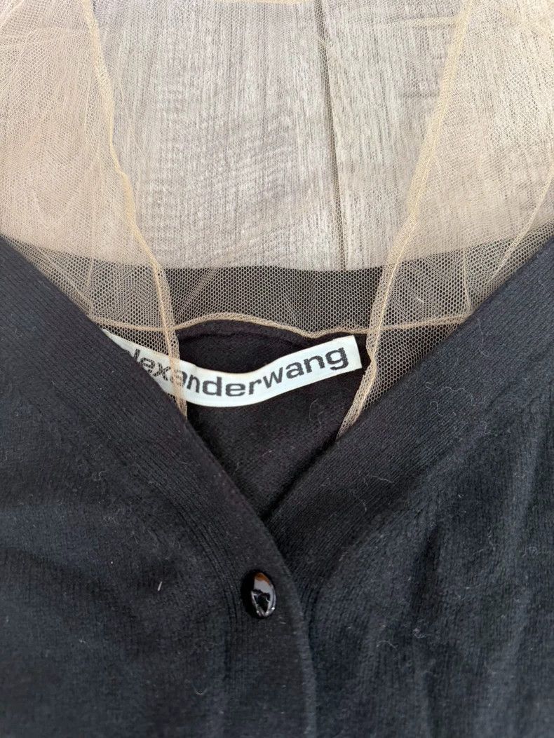 Alexander Wang Alexander Wang Crystal Cuff Short Cardigan- Size XS / US 0-2 / IT 36-38 - 3 Thumbnail