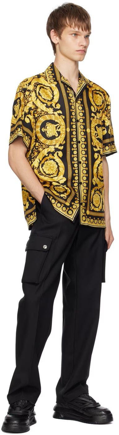 Versace VERSACE Perforated Low Top Leather Logo Fashion Sneakers Size US 10 / EU 43 - 2 Thumbnail