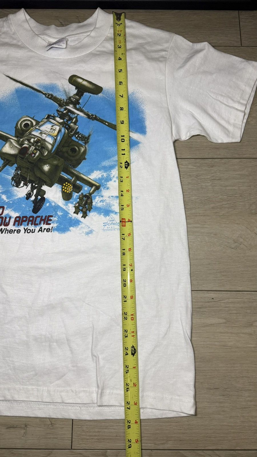 Other Vintage 1995 AH-64D Longbow Apache Helicopter Shirt Size US S / EU 44-46 / 1 - 4 Thumbnail
