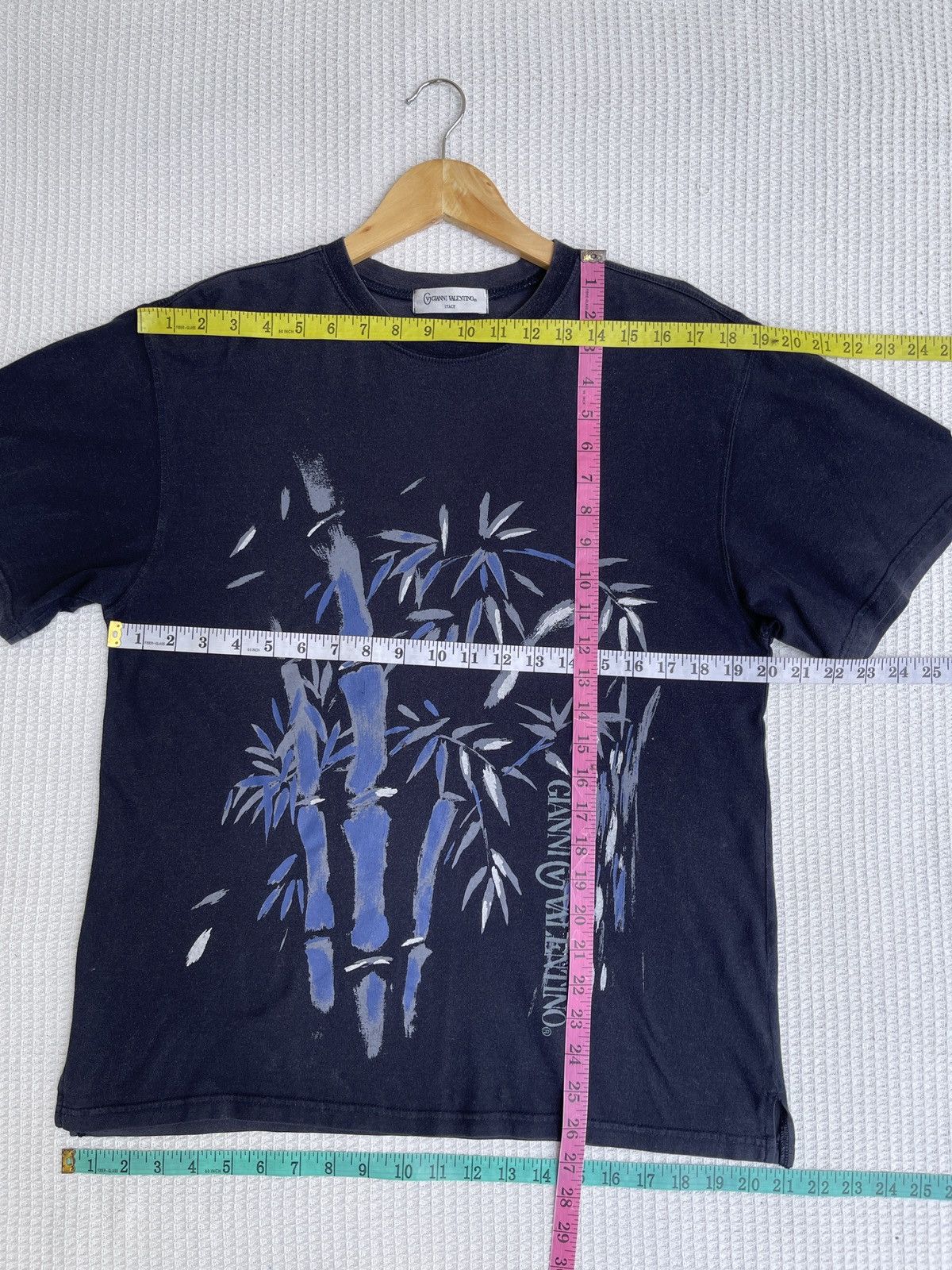 Gianni Valentino Last Drop🔥Rare‼️Vtg Sun Faded GIANNI VALENTINO Art T Shirt Size US M / EU 48-50 / 2 - 13 Thumbnail