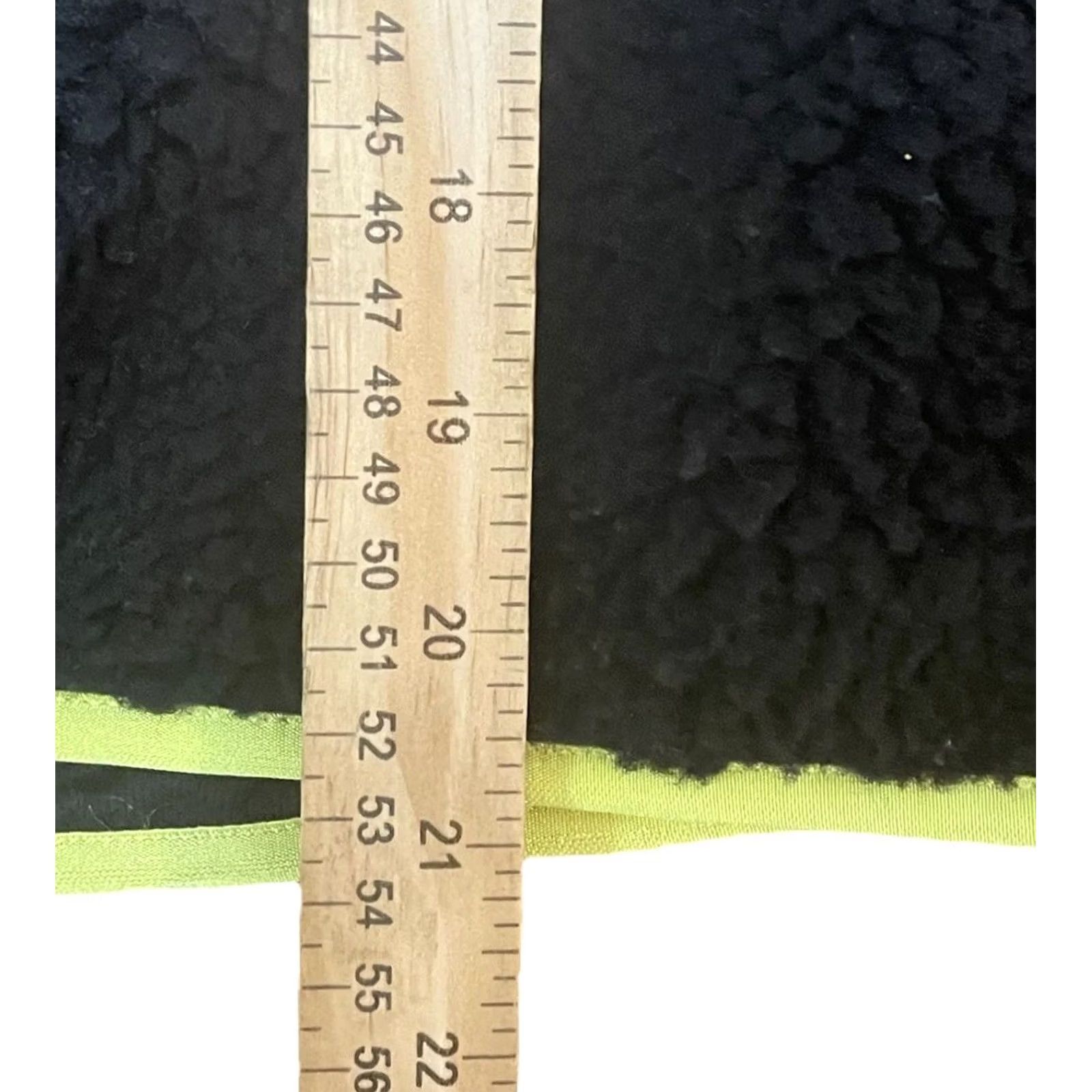 Vintage Dee Elly Jacket Womens 1/2 Zip Fleece Green Black Puffy Mid-Length Regular Size S Pullover Jacket Size S / US 4 / IT 40 - 7 Thumbnail
