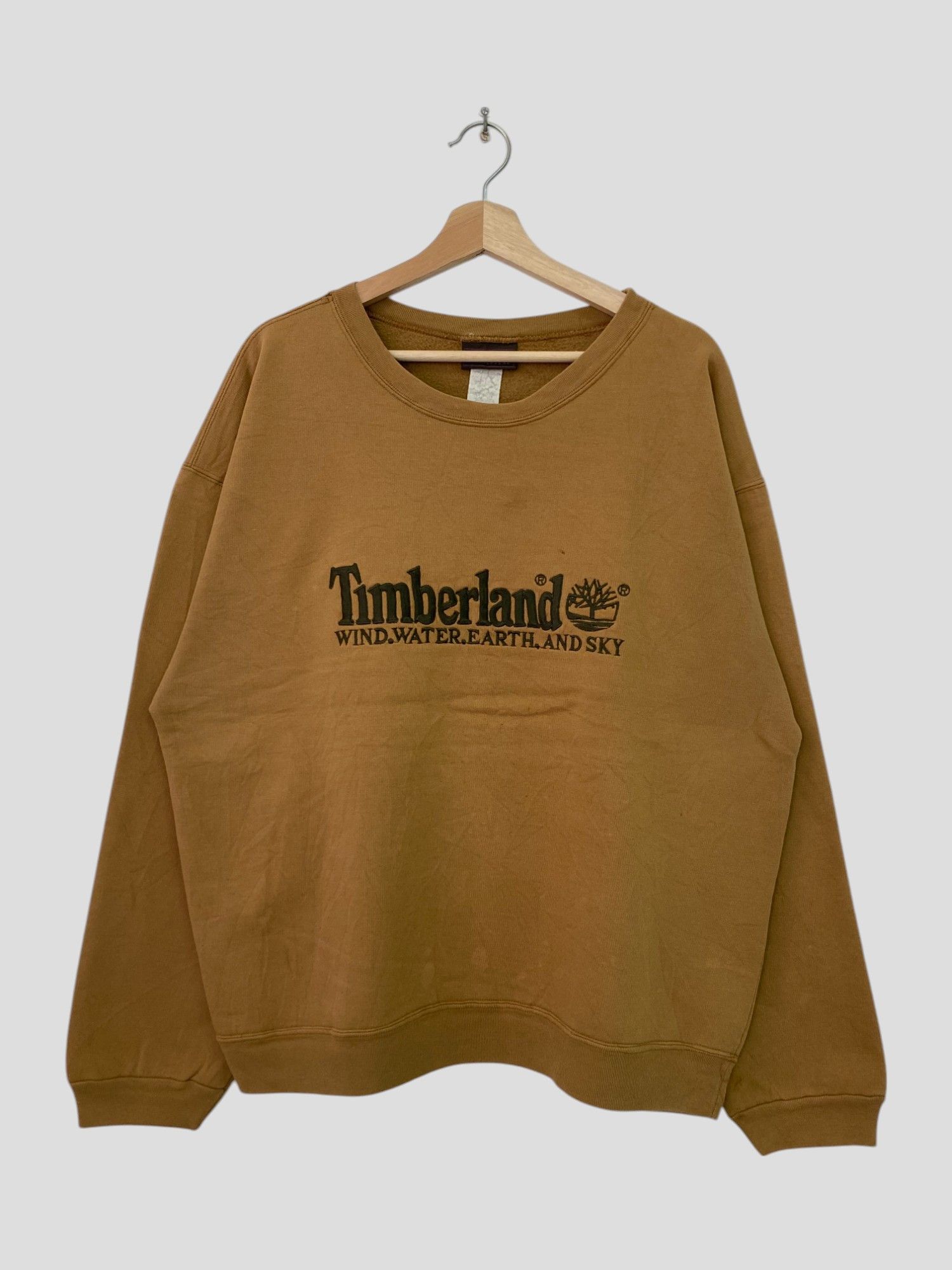 Timberland × Vintage Vintage Timberland Weathergear Sweatshirt Large Timberland Size US L / EU 52-54 / 3 - 1 Thumbnail