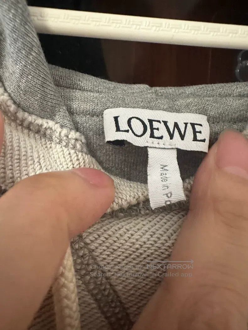 Loewe Loewe Reversible Hoodie Sweatshirt Gray White Size XS / US 0-2 / IT 36-38 - 4 Thumbnail