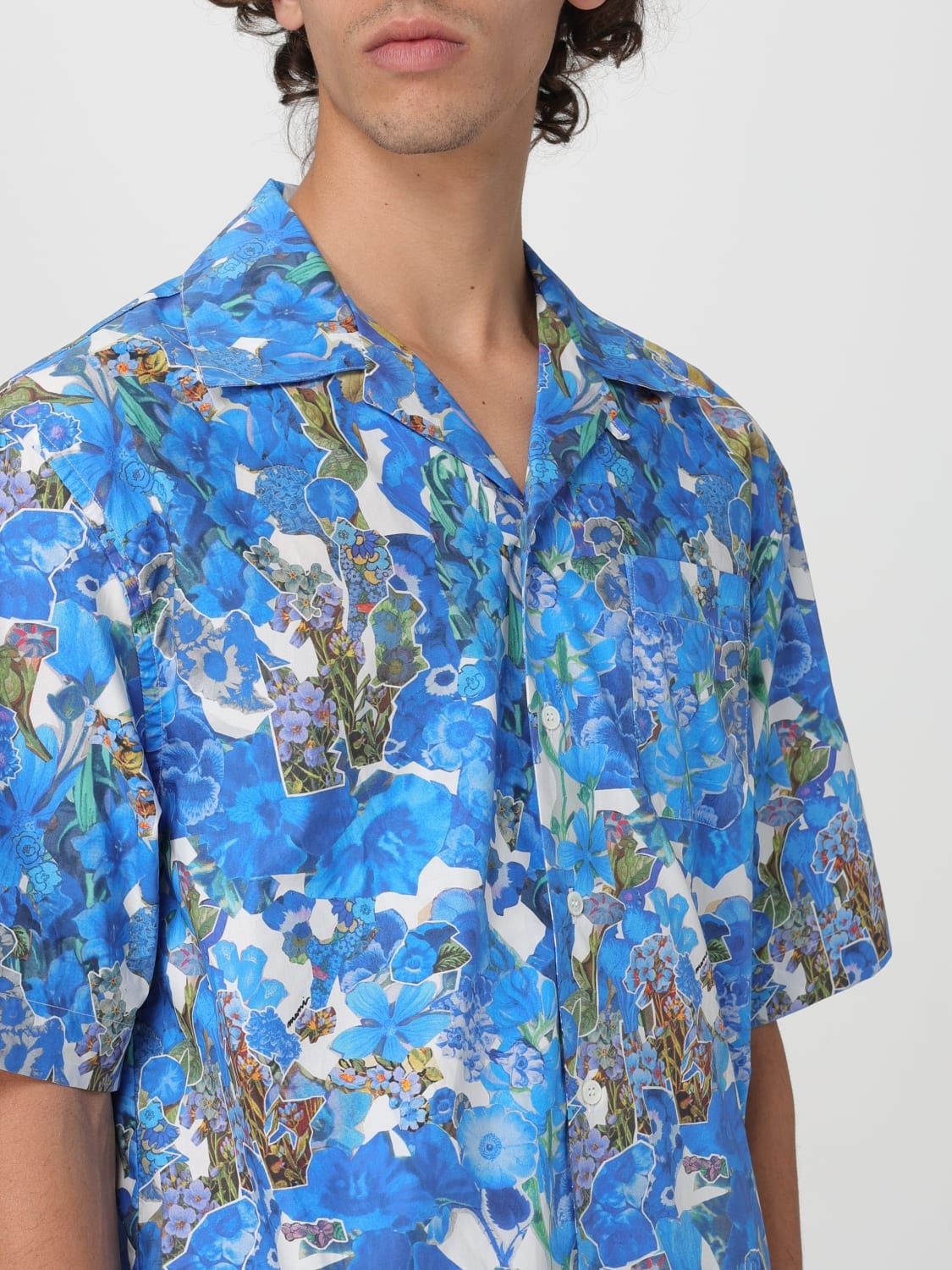 Marni oc11z0525 Poplin Bowling Shirt in Multicolor Size US L / EU 52-54 / 3 - 3 Thumbnail