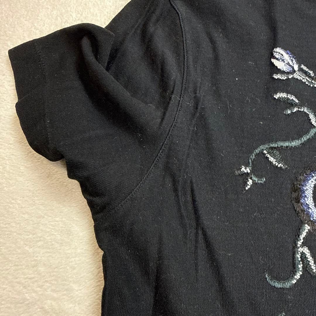 Louis Vuitton Louis Vuitton 2016 SS Floral Panther T-Shirt- Black Size US S / EU 44-46 / 1 - 8 Thumbnail