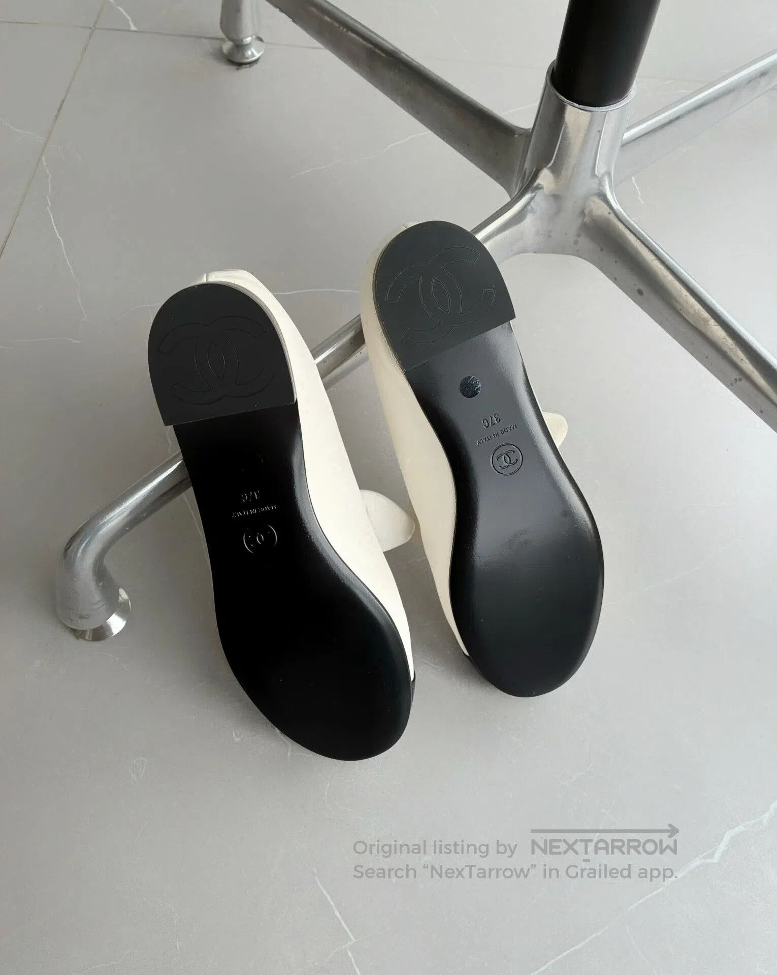 Chanel Chanel 25C Bow Mary Jane Shoes. Size US 6 / IT 36 - 7 Thumbnail