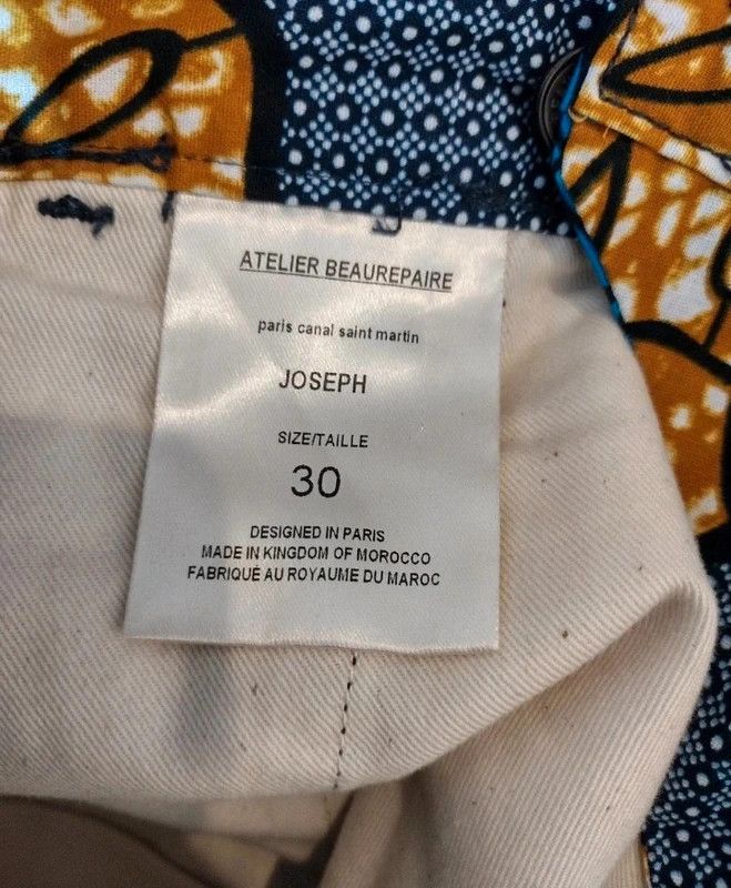 Other Atelier Beaurepaire Paris African Wax Print Pants Floral Size 30" / US 8 / IT 44 - 8 Thumbnail
