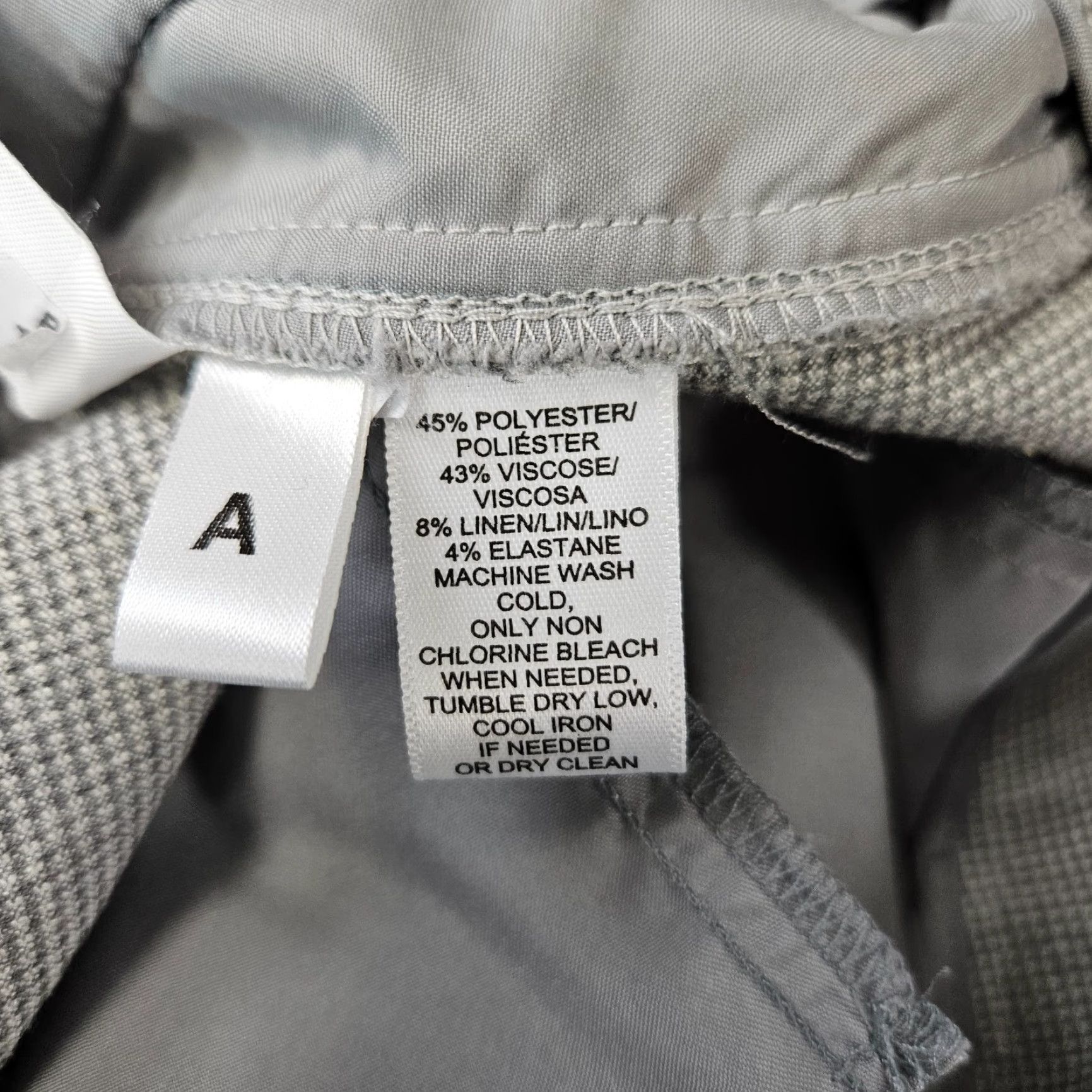 Loft LOFT Ann Taylor Womens Marisa Pants Sz 2 Gray Mid rise Dress Pants Regular Size 26" / US 2 / IT 38 - 6 Thumbnail