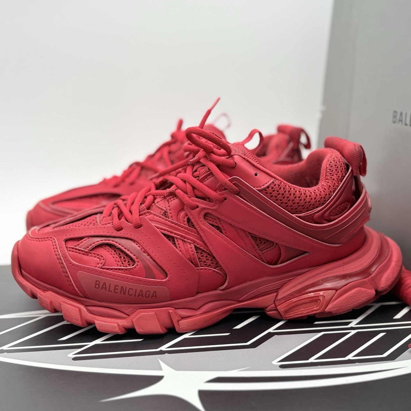 Balenciaga Size 42 (9 US) - Balenciaga Track ' Red ' | GOOD CONDITION! Size US 9 / EU 42 - 1 Thumbnail