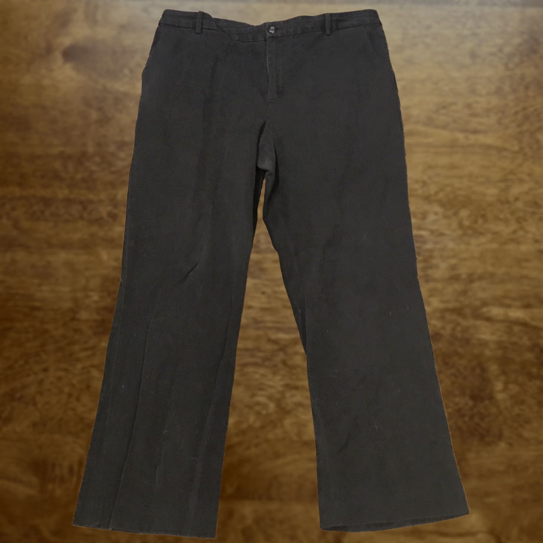 Chaps Chaps Dress Pants Womens Size 16 Black Cotton Blend A29 Size 38" / US 16 / IT 52 - 1 Thumbnail