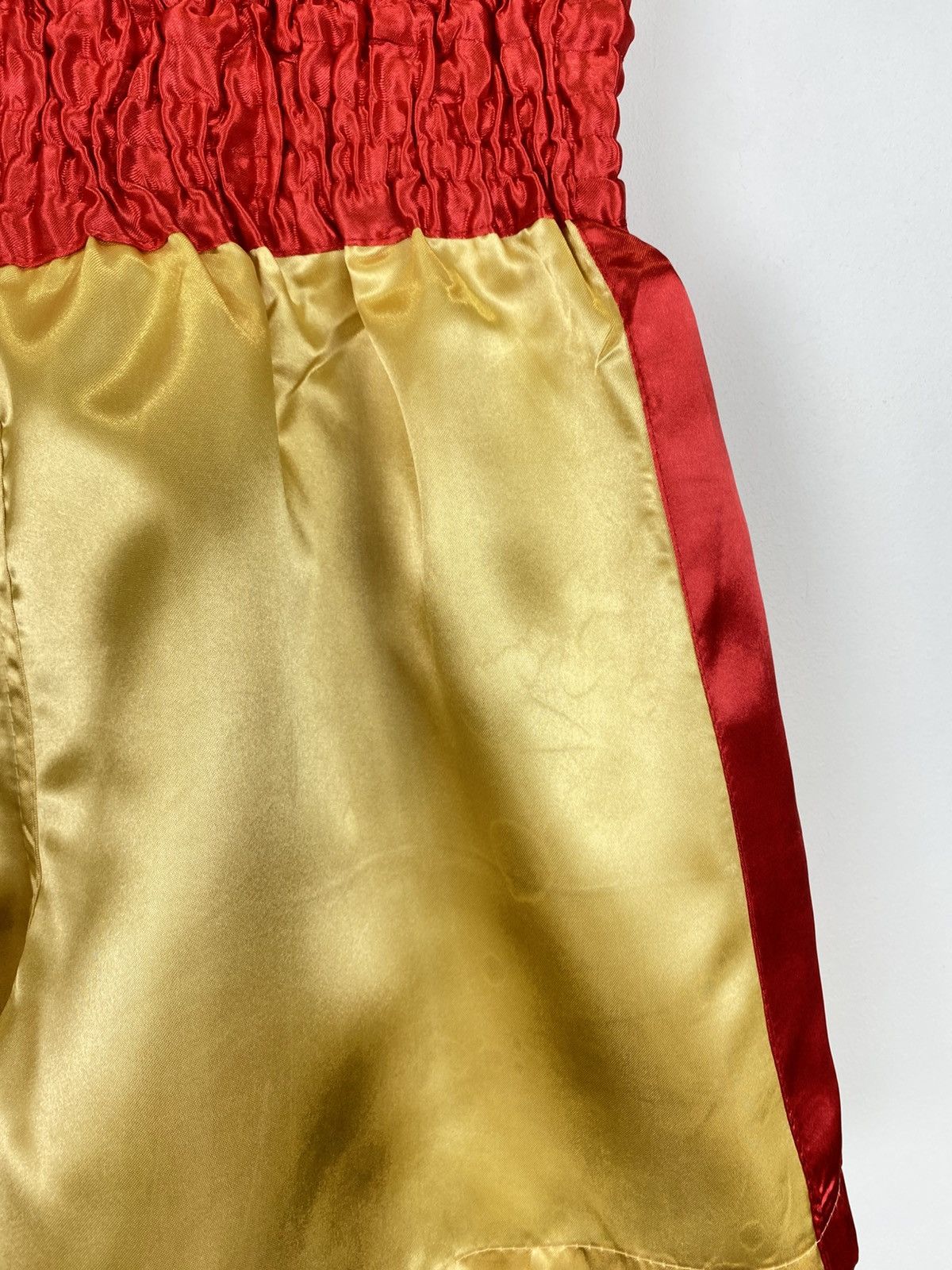 Other Vintage Muay Thai Boxing Shorts Y2K sports Gold Red MMA UFC Size US 34 / EU 50 - 5 Thumbnail