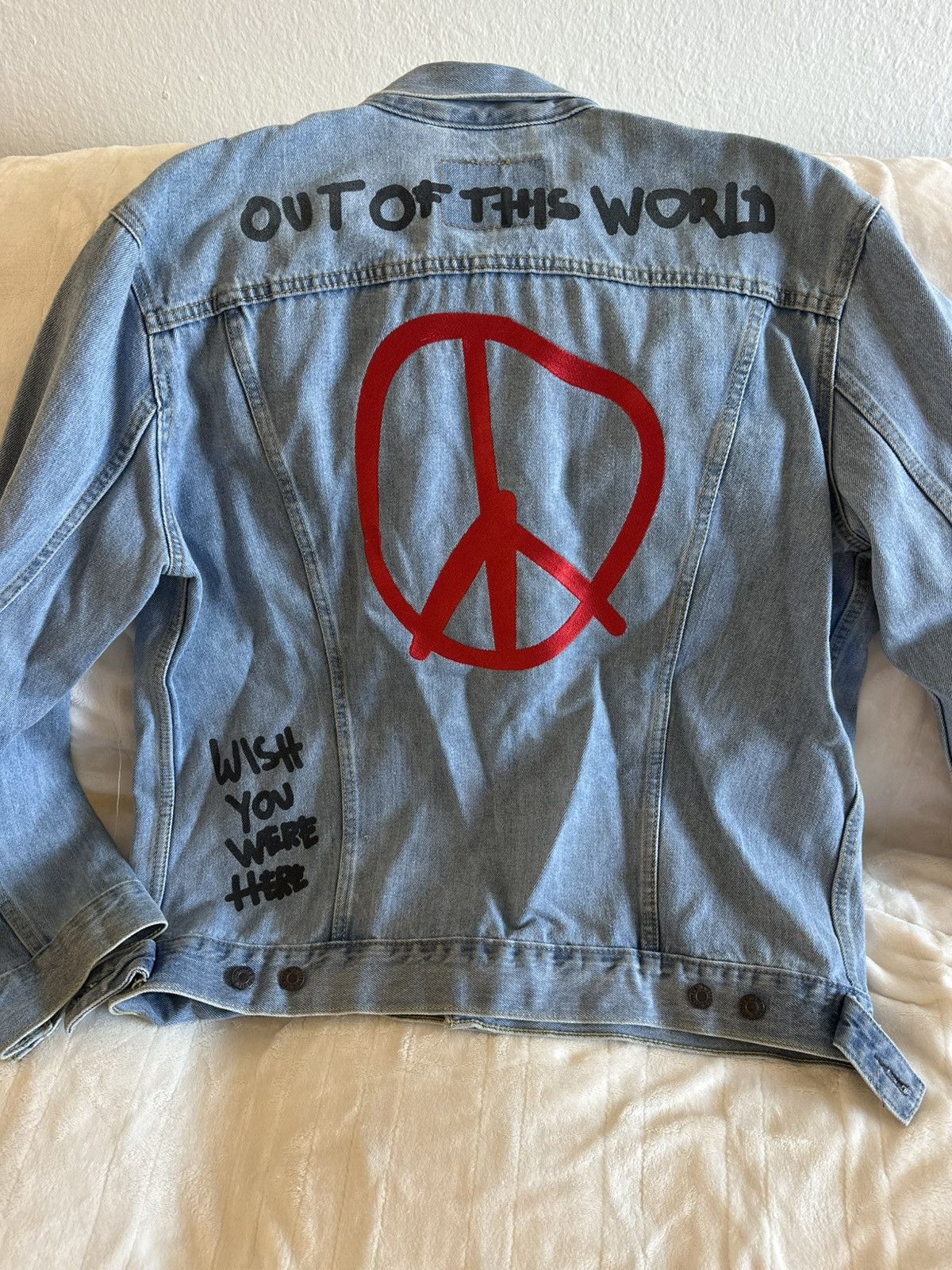 Travis Scott Travis Scott Astroworld Levi’s Denim Jacket All Over Print Size US XL / EU 56 / 4 - 14 Thumbnail