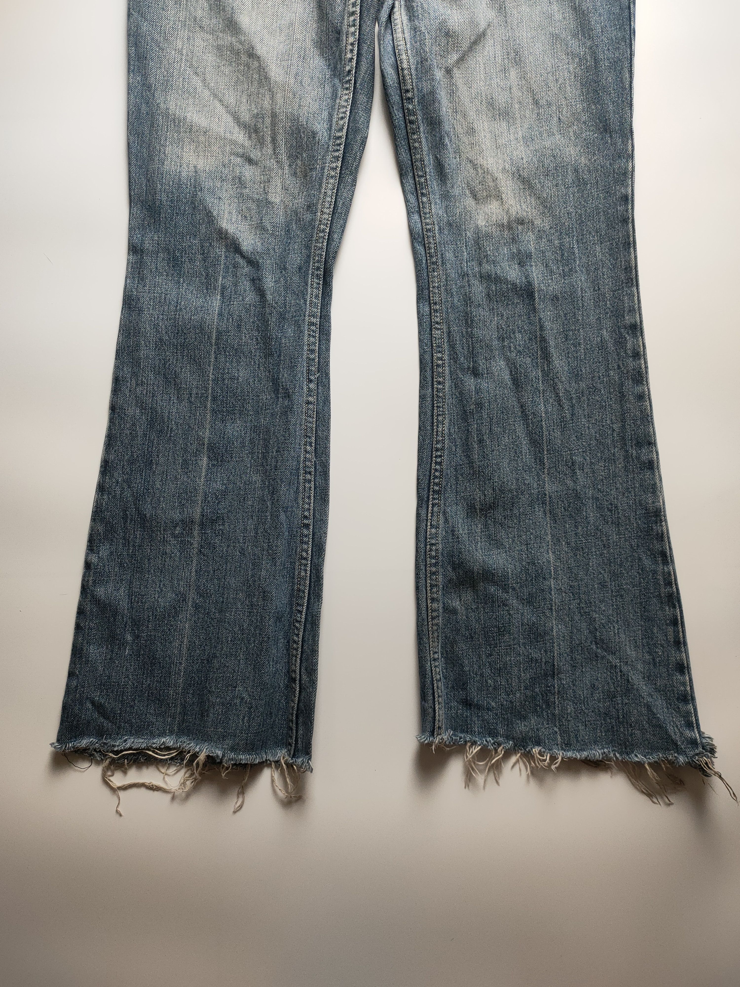 W&LT × Walter Van Beirendonck Vintage W&LT Flared Denim Jeans Size 30" / US 8 / IT 44 - 2 Thumbnail