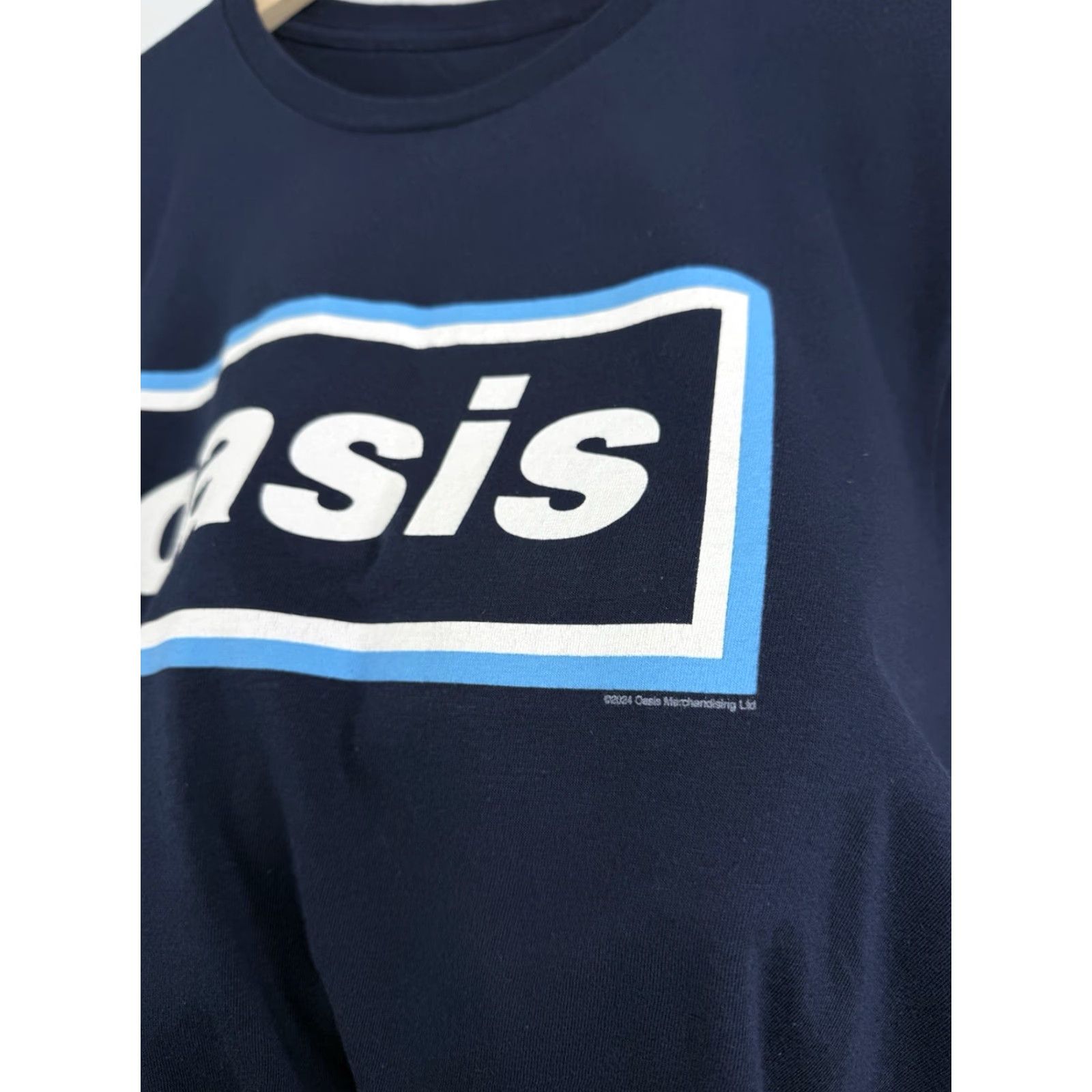 Vintage VINTAGE Oasis Maine Road 96 T-Shirt Liam Gallagher 2024 Size M Blue Mens Shirt Size US M / EU 48-50 / 2 - 5 Thumbnail
