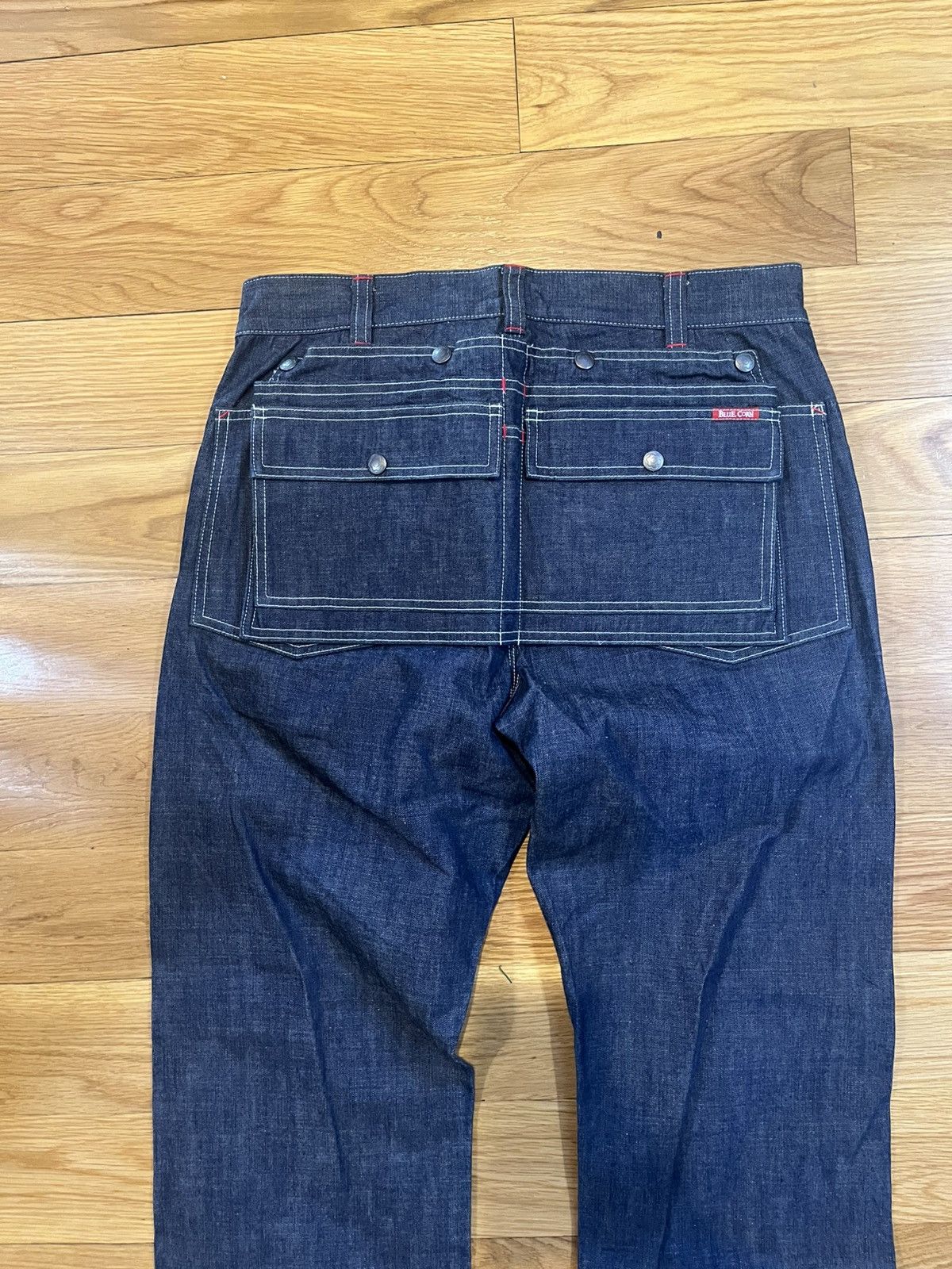 Japanese Brand Blue Corn Denim Size US 33 - 5 Thumbnail