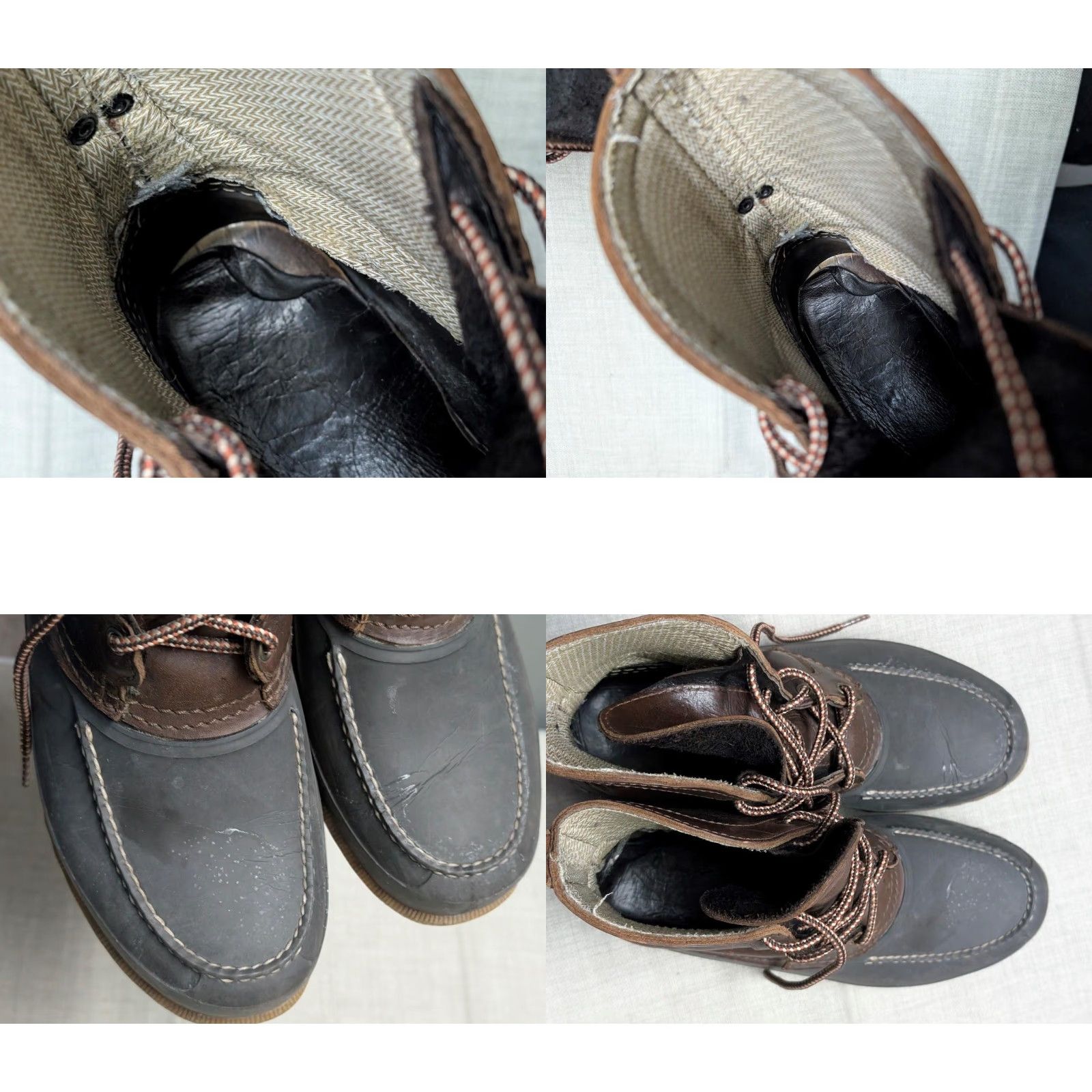 Quoddy Quoddy SPERRY duck boots 10 leather brown Mens Boot Duck Boots 10 Brown SPERRY Quoddy Duck Boots Mens 10 Brown Leather Rubber Shoes Boot Size US 10 / EU 43 - 8 Thumbnail