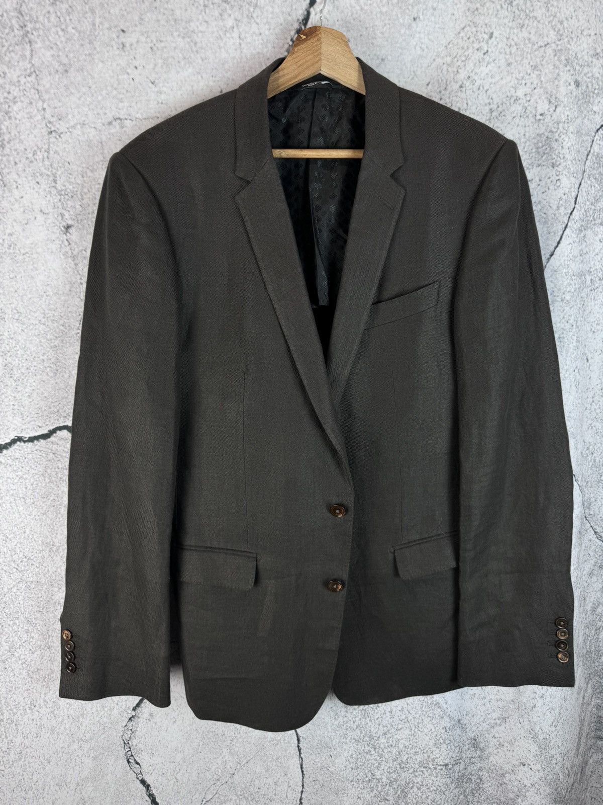 image of Dolce Gabbana "martini" Sport Coat Blazer 50 in Grey, Men's (Size Medium)