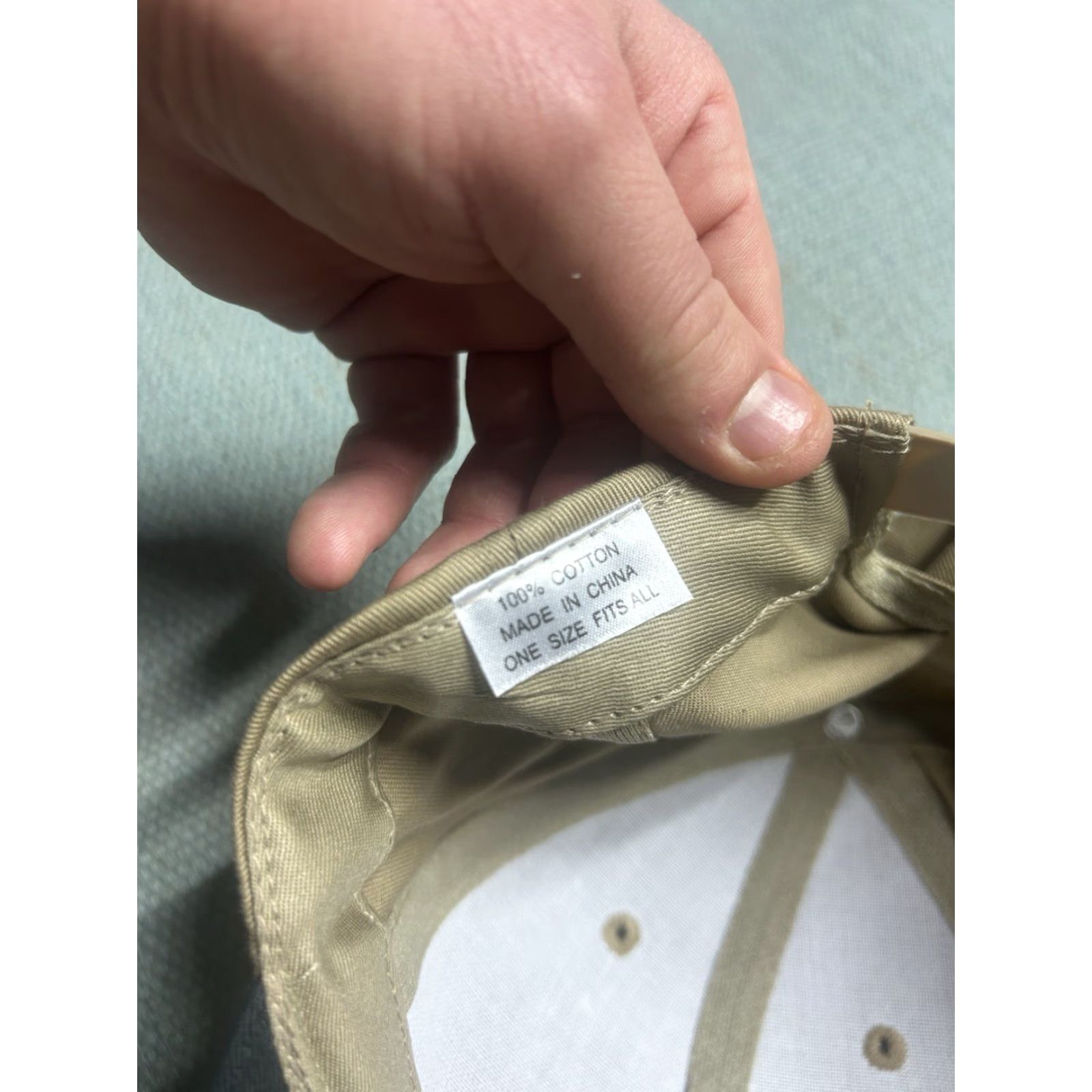 Vintage Tractor Supply Co Snapback Hat Cap Embroidered Logo Farm Adjustable Tan Black Mens Snapback Hat Size ONE SIZE - 7 Thumbnail