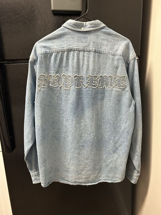 Supreme Supreme Appliqué Denim Shirt | Grailed