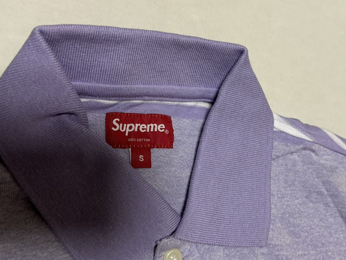 Supreme Supreme purple stripe polo T-shirt Size US S / EU 44-46 / 1 - 3 Thumbnail