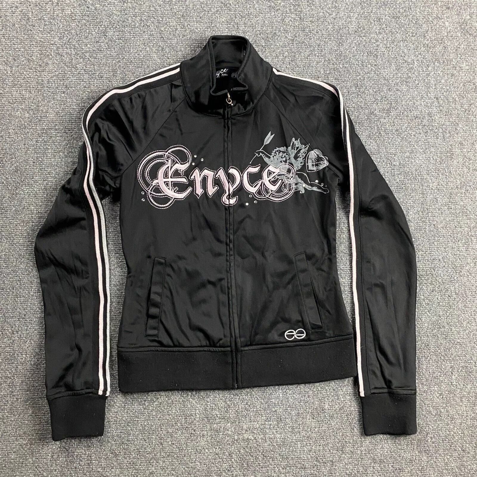 Enyce Enyce Track Jacket Women's Small Black Full Zip Polyester S Size S / US 4 / IT 40 - 1 Thumbnail