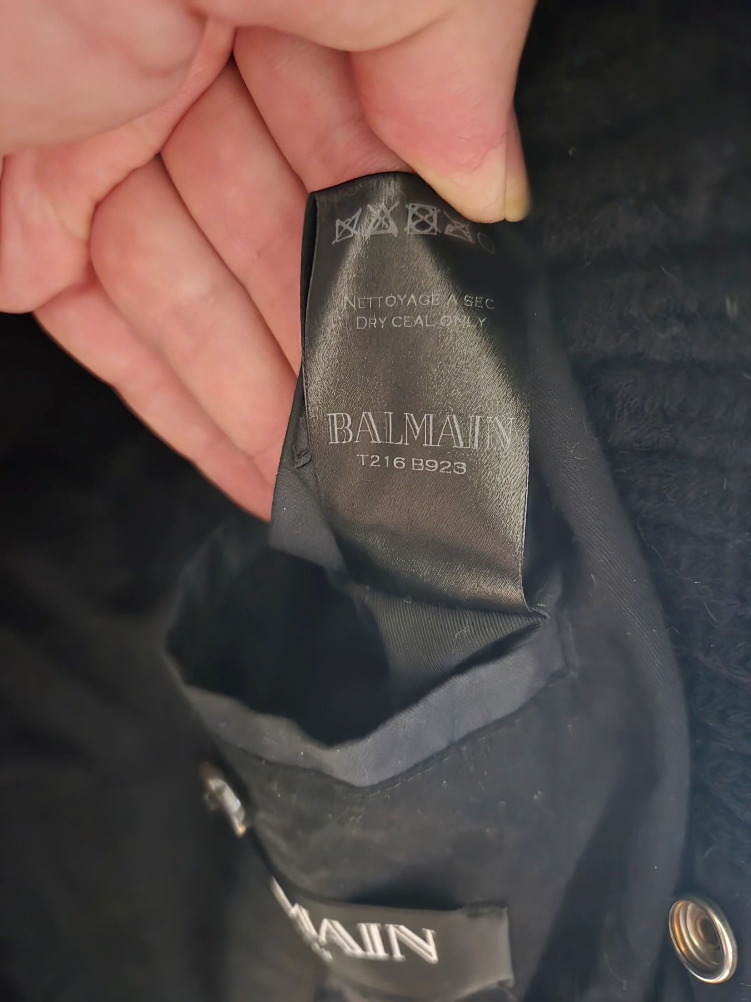 Balmain GOOSE DOWN PUFFER BIKER JACKET Size US M / EU 48-50 / 2 - 7 Thumbnail