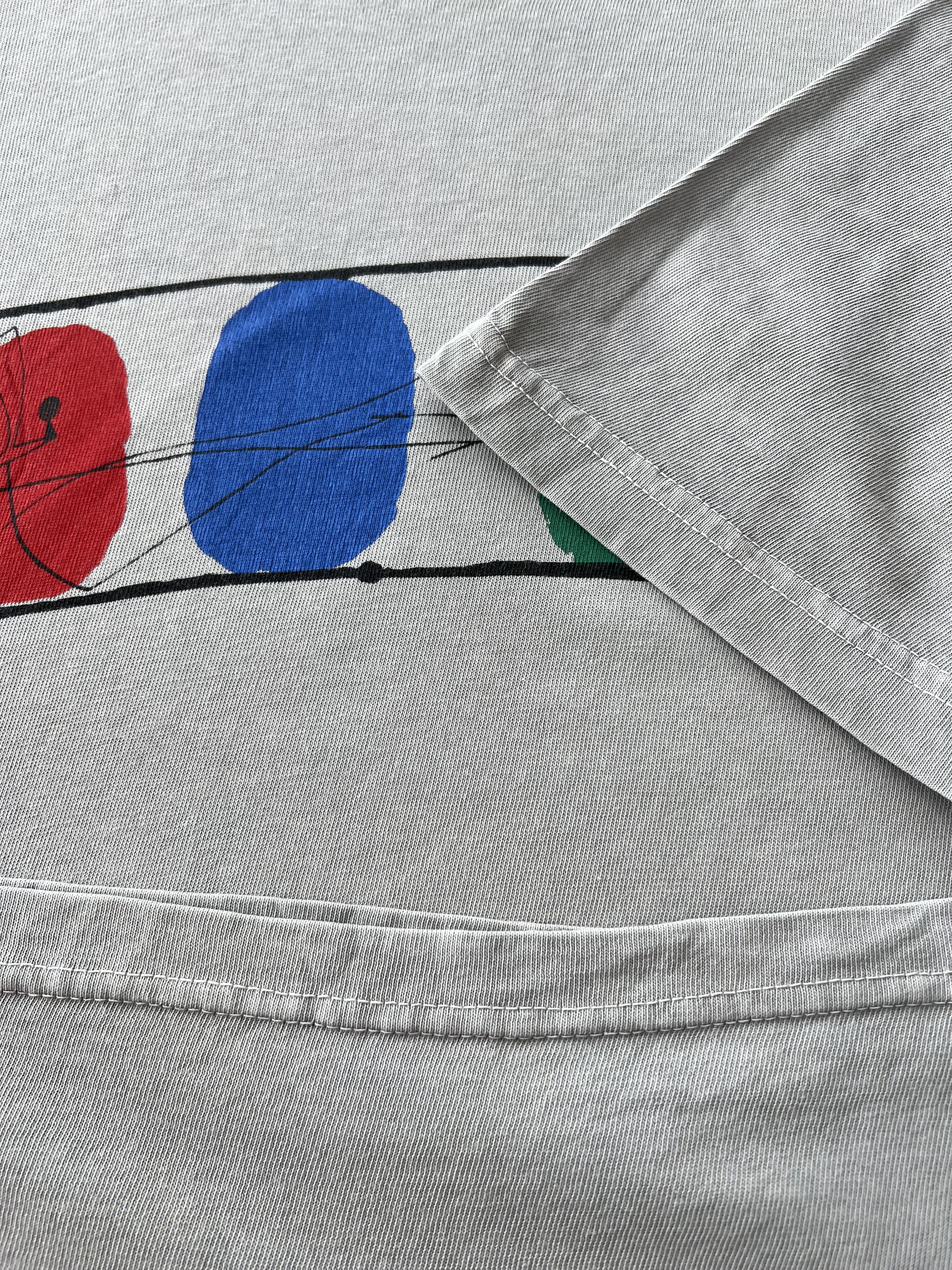 Arts & Science Vintage 1996 Joan Miro Suc Miro Art Gray T-shirt Size US M / EU 48-50 / 2 - 8 Thumbnail