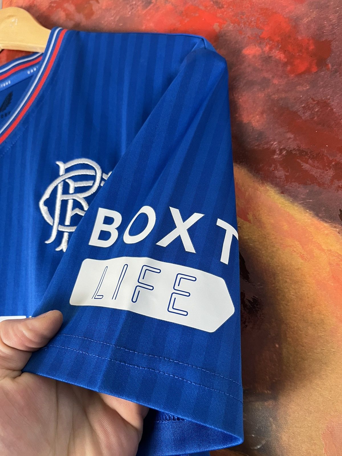 Castore Castore Fc Rangers Home 2022/2023 Soccer Jersey Football Size US S / EU 44-46 / 1 - 3 Thumbnail