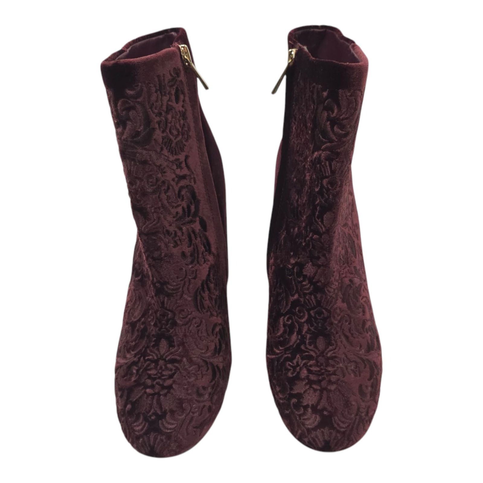 Jessica Simpson Jessica Simpson Wovella Velvet Embroidered Ankle Boots Women Size US 9 / IT 39 - 5 Thumbnail