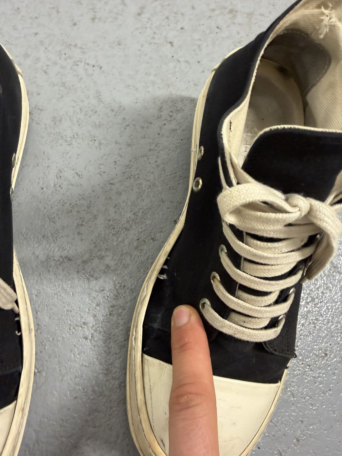 Rick Owens Drkshdw Rick Owens Drkshdw Low Ramones Size US 8 / EU 41 - 5 Thumbnail