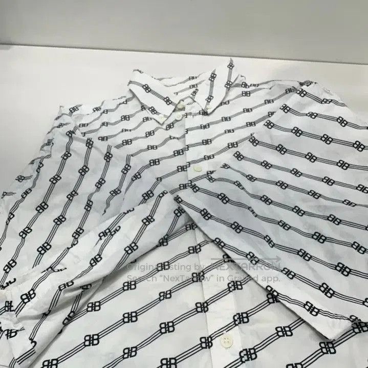Balenciaga Balenciaga Logo Printed Short Sleeve Shirt. Size US M / EU 48-50 / 2 - 7 Thumbnail