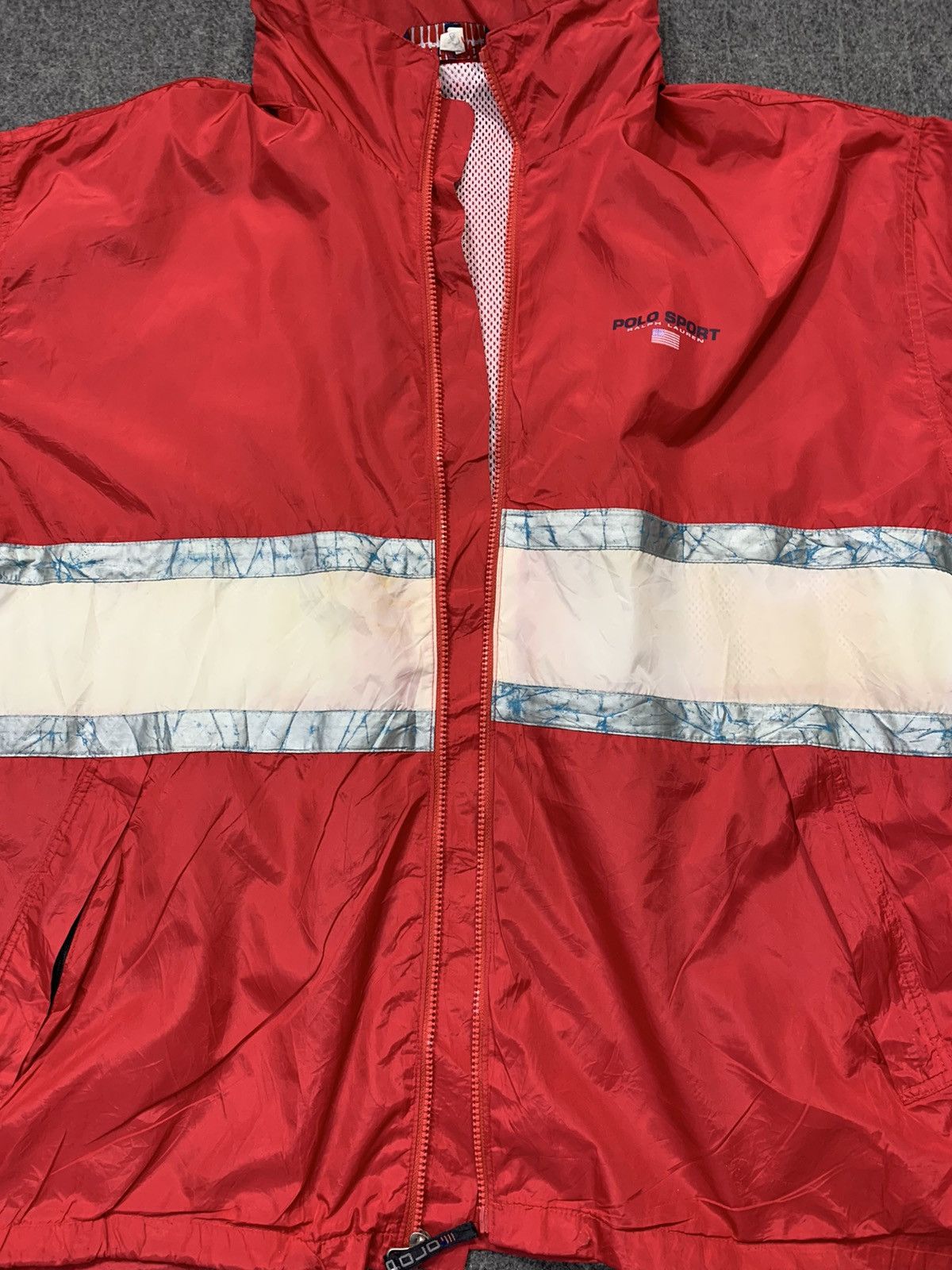 Ralph Lauren 90s Polo Sport Ralph Lauren Zip Up Nylon Jacket Baggy Size US XL / EU 56 / 4 - 4 Thumbnail