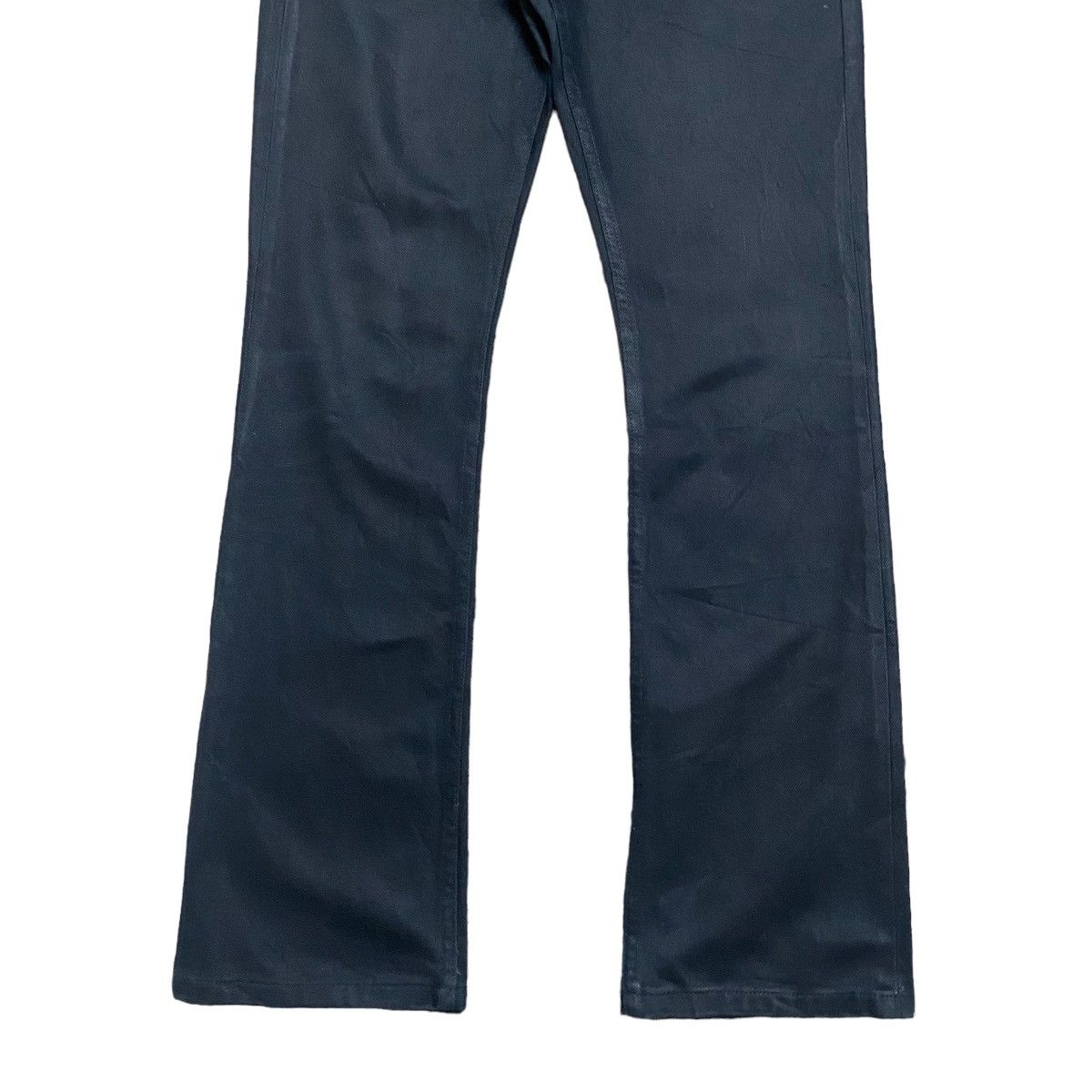 RIPVANWINKLE Rip Van Winkle Black Denim Flare Jeans Size 26" / US 2 / IT 38 - 7 Thumbnail