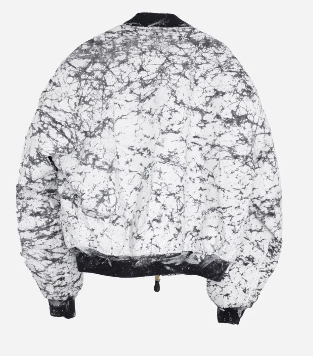 Other White Painted Chipped Bomber Jacket Size US XXL / EU 58 / 5 - 2 Thumbnail
