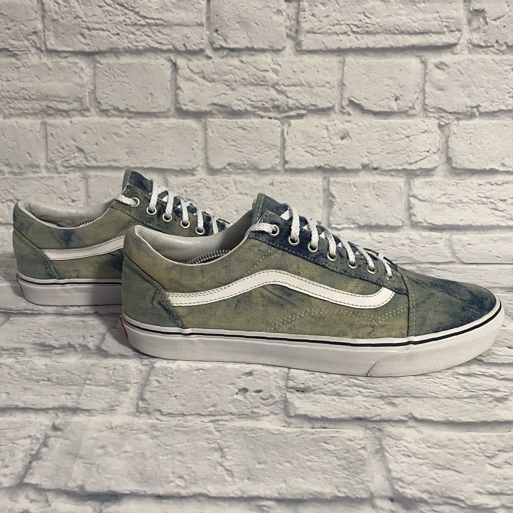 Vans Vans Old Skool Low Top Skateboard Sneakers Blue White Jean Shoes Men’s Size 12 Mens Size US L / EU 52-54 / 3 - 5 Thumbnail