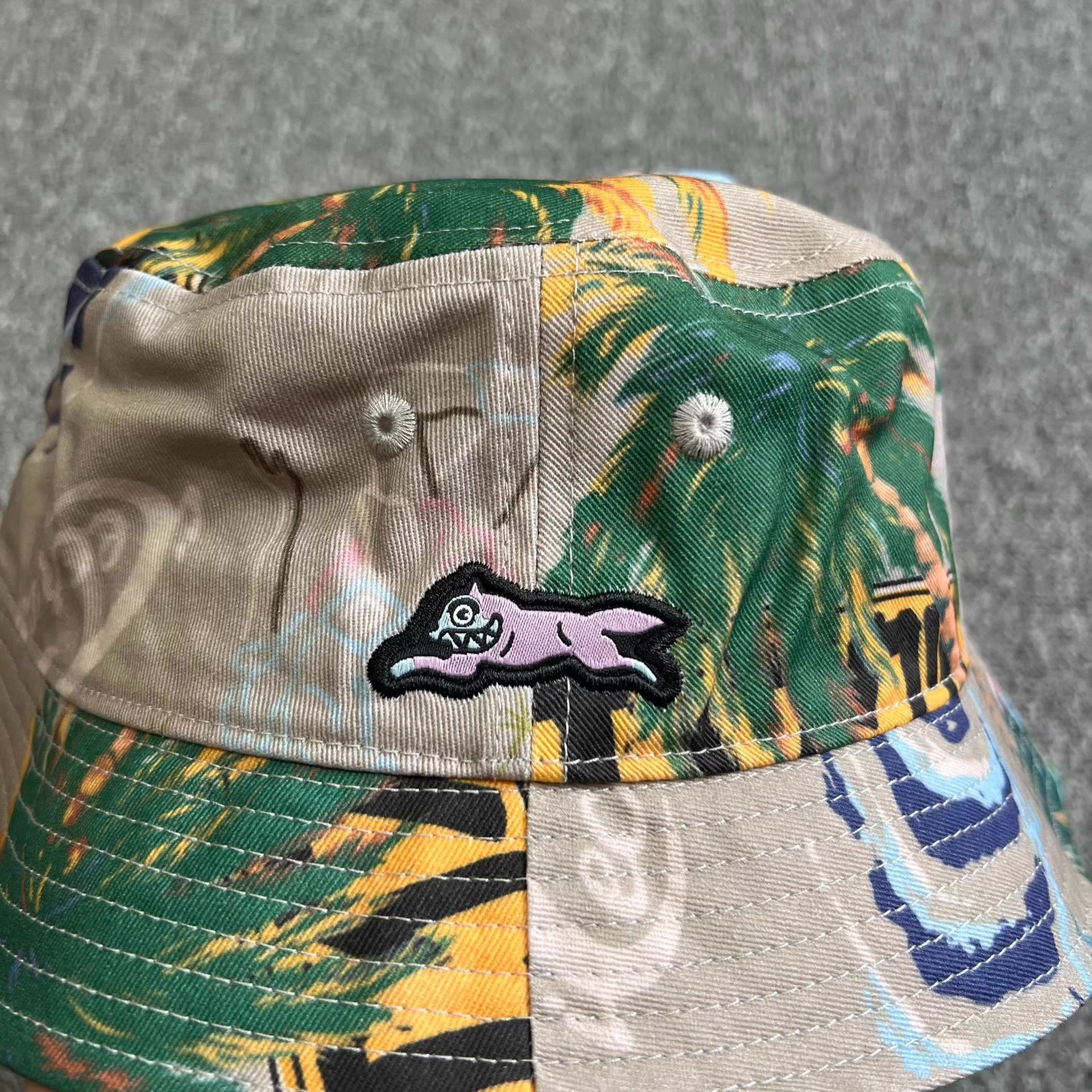 Billionaire Boys Club BBC ICECREAM Flying Dog Vacation Bucket Hat Q7 Size ONE SIZE - 2 Thumbnail